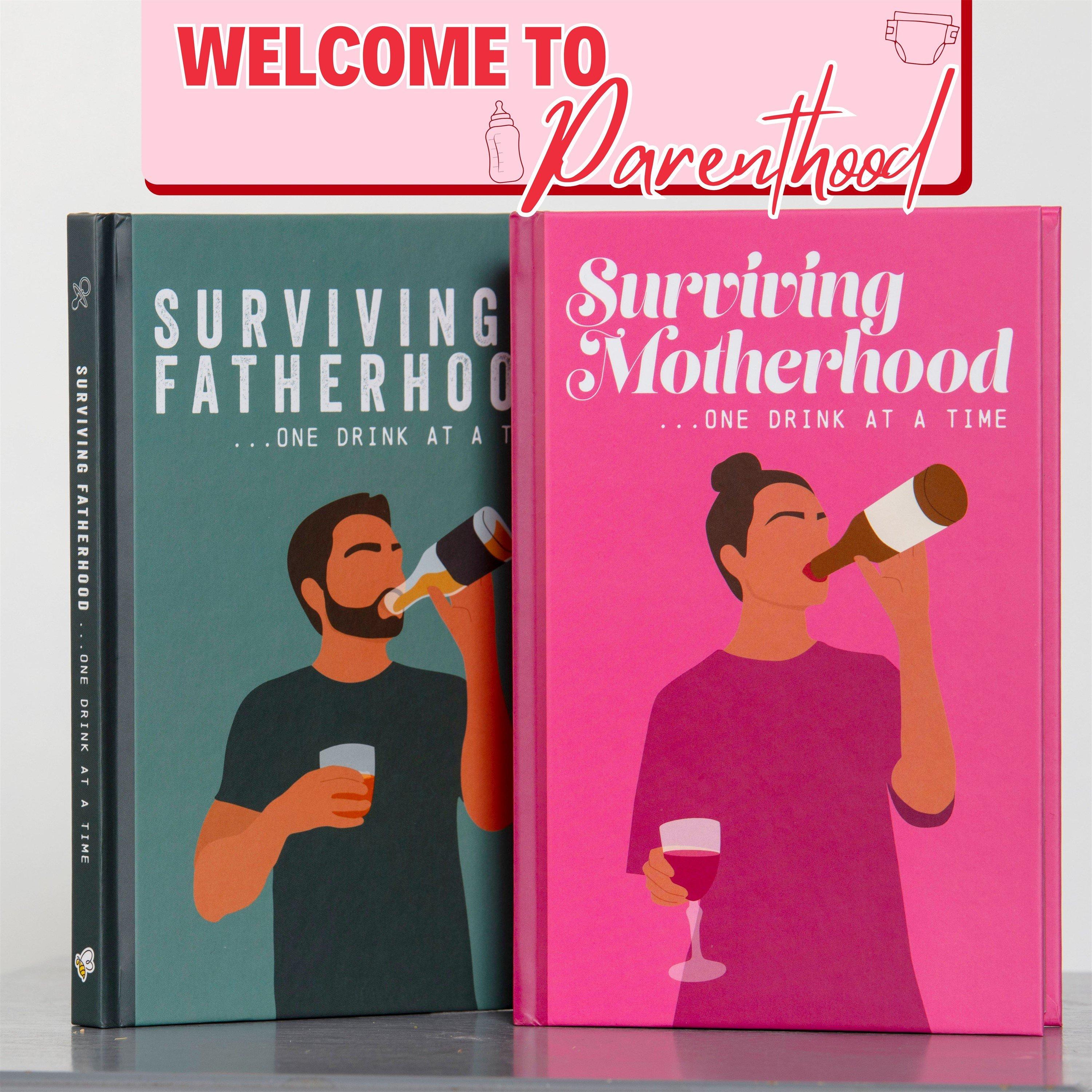 Multi - Boxer Gifts - Surviving Motherhood One Glass of Wine at a Time - 4