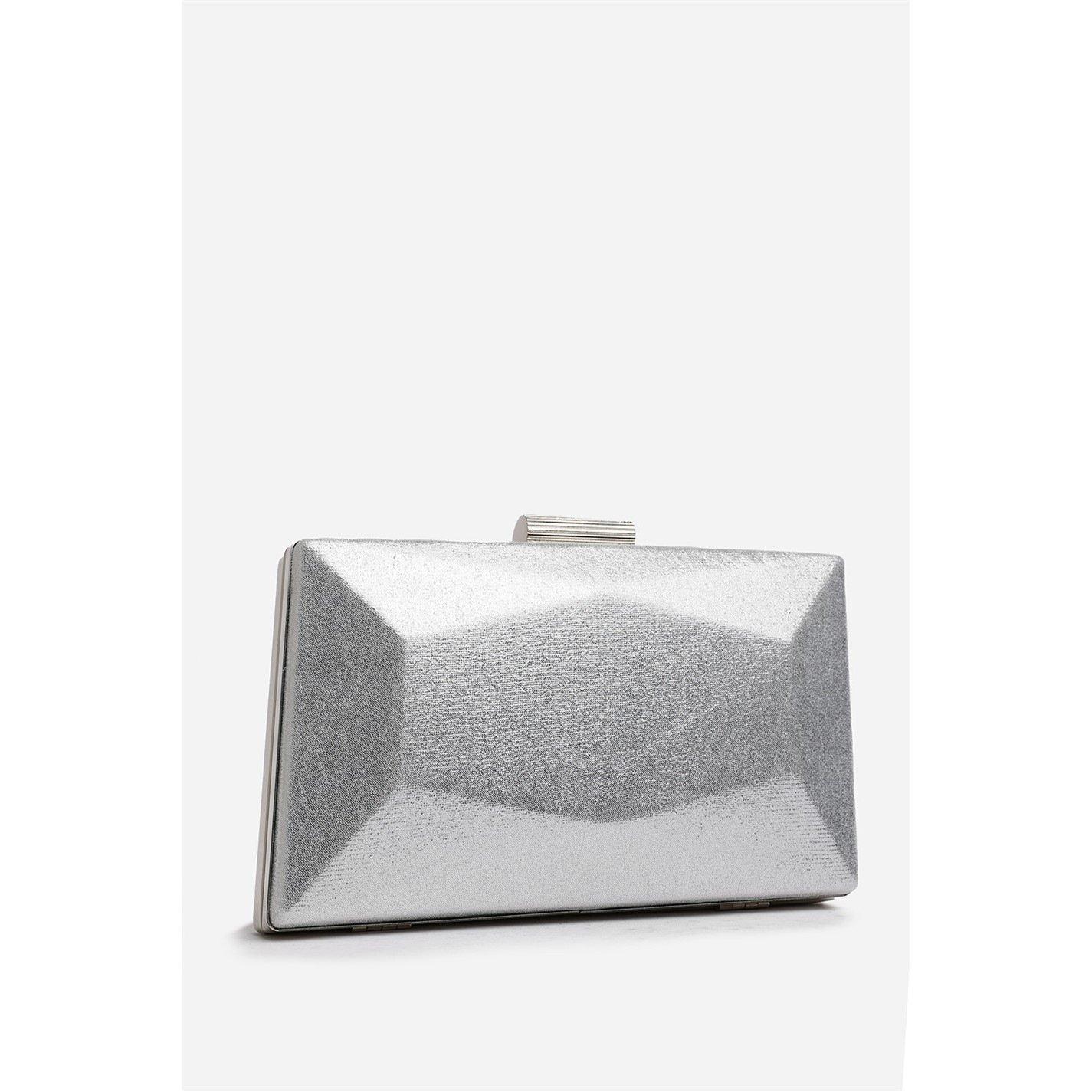 Silver - Wheres That From - Wheres Embellished Evening Clutch - 3