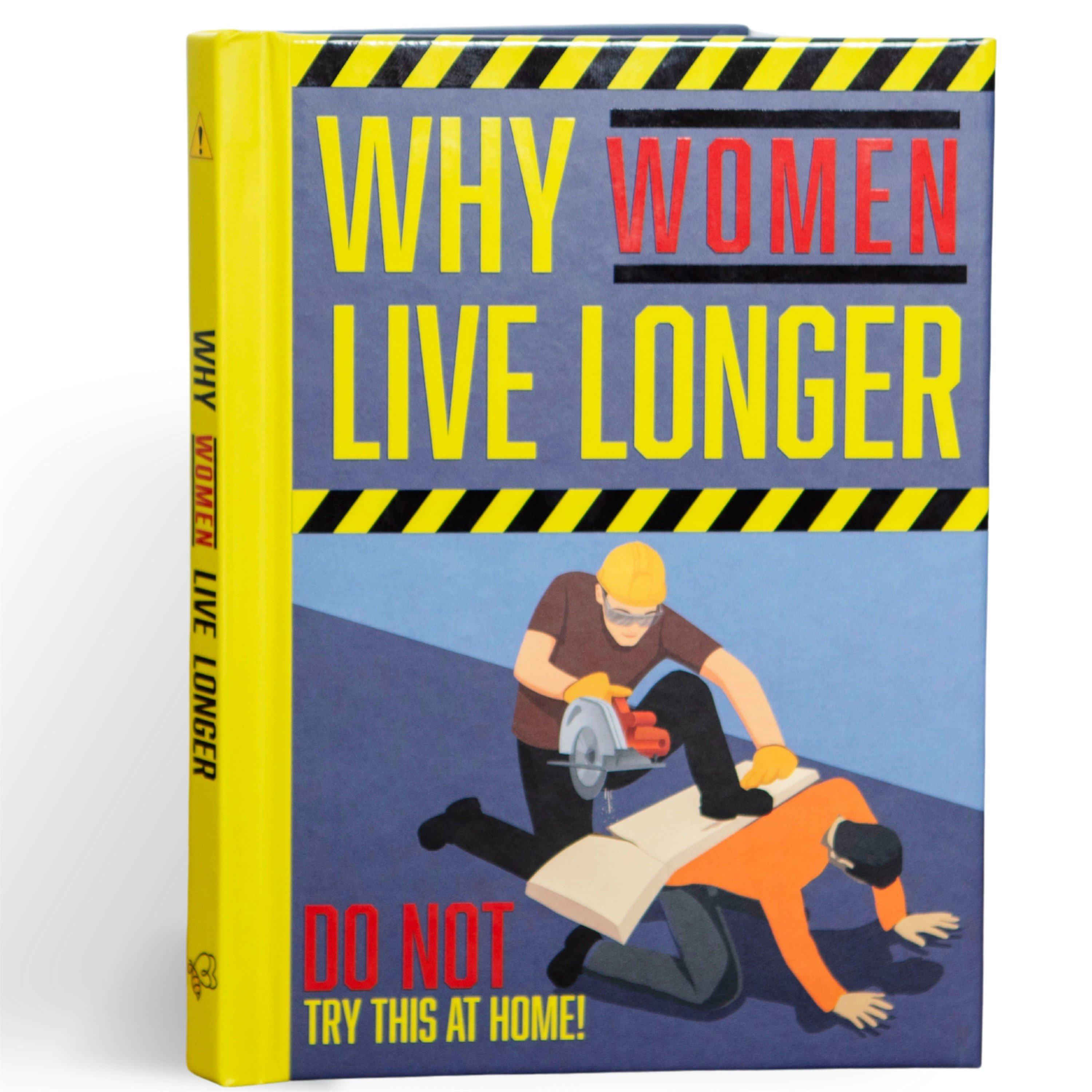 Multi - Boxer Gifts - Why Women Live Longer Book - Funny Gift - 1