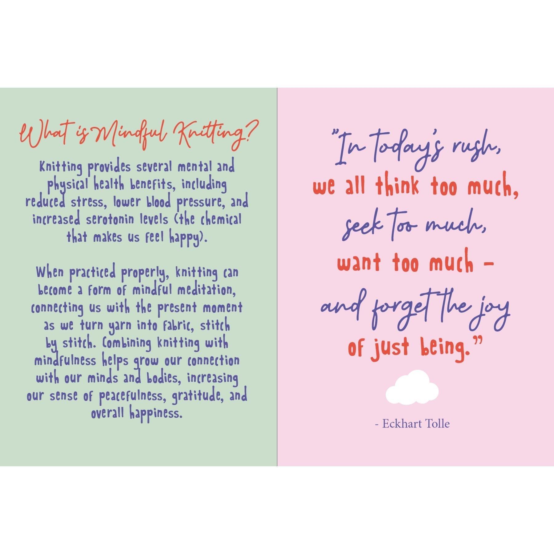 Multi - Boxer Gifts - Mindful Knits Gift Book: Embrace Mindfulness - 4