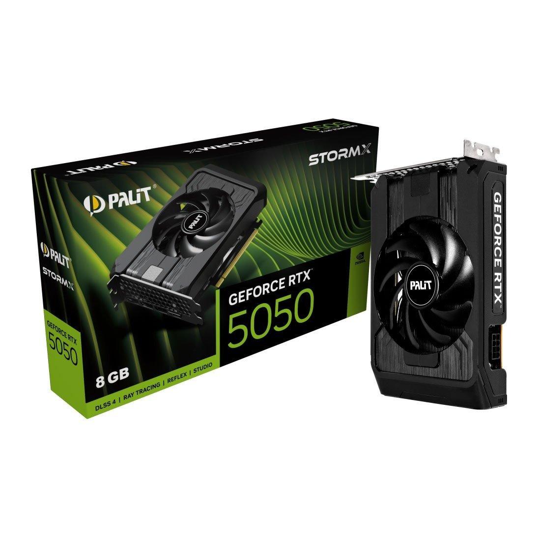 Palit  Nvidia Geforce Rtx 5050 Stormx Graphics Card For Gaming - 8Gb - Black