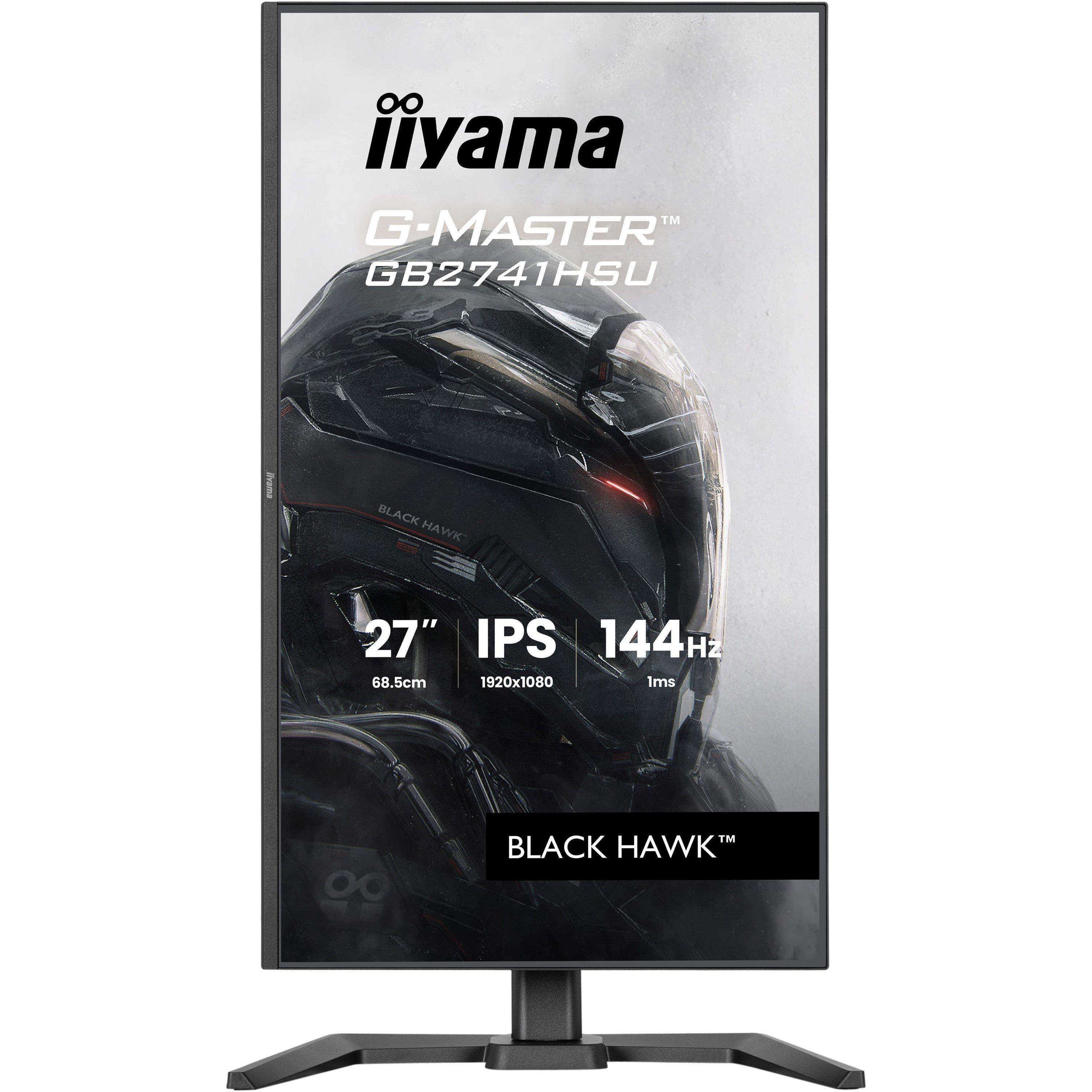 Black - iiyama - G-MASTER GB2741HSU-B1 27 Inch 144Hz IPS Monitor</ - 2