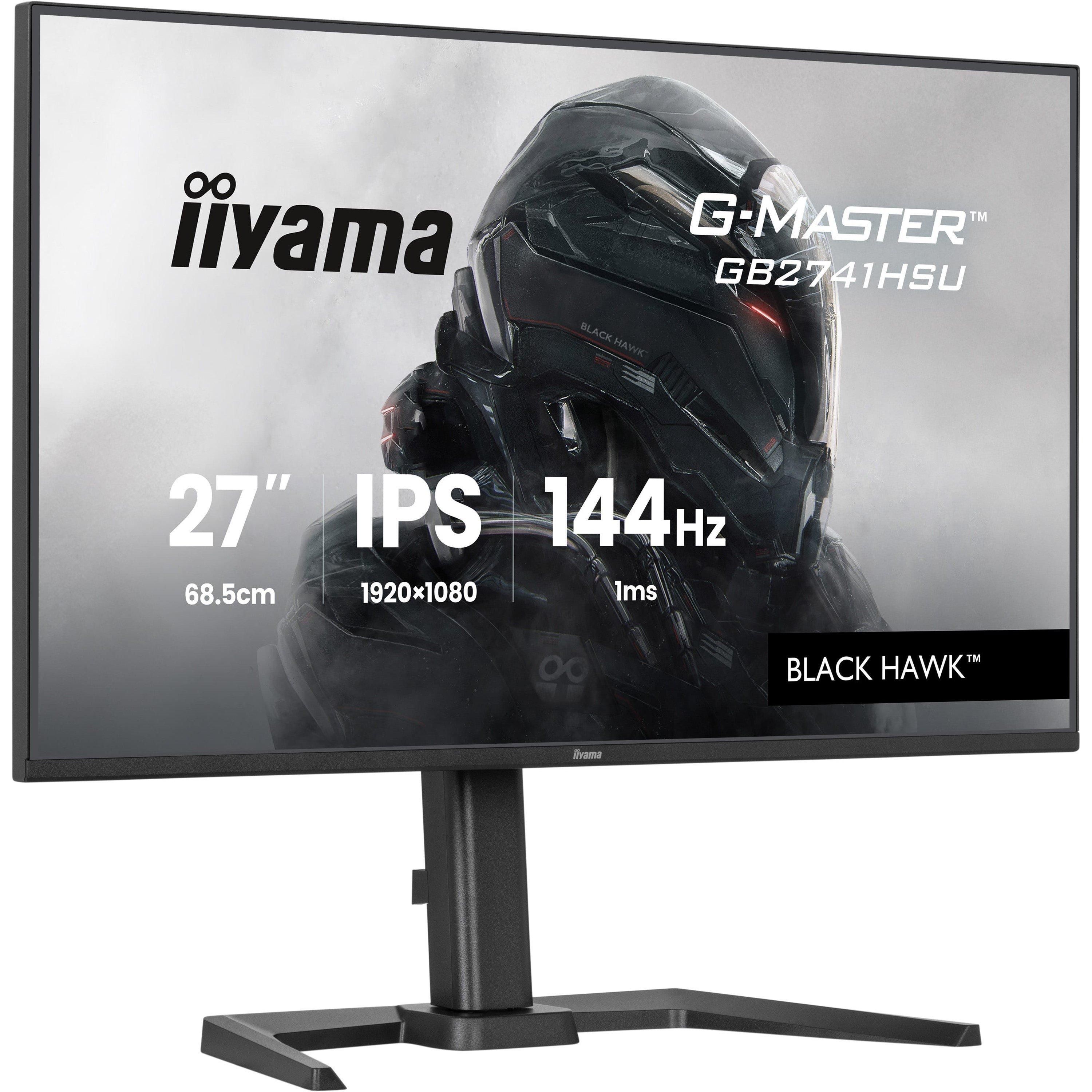 Black - iiyama - G-MASTER GB2741HSU-B1 27 Inch 144Hz IPS Monitor</ - 3