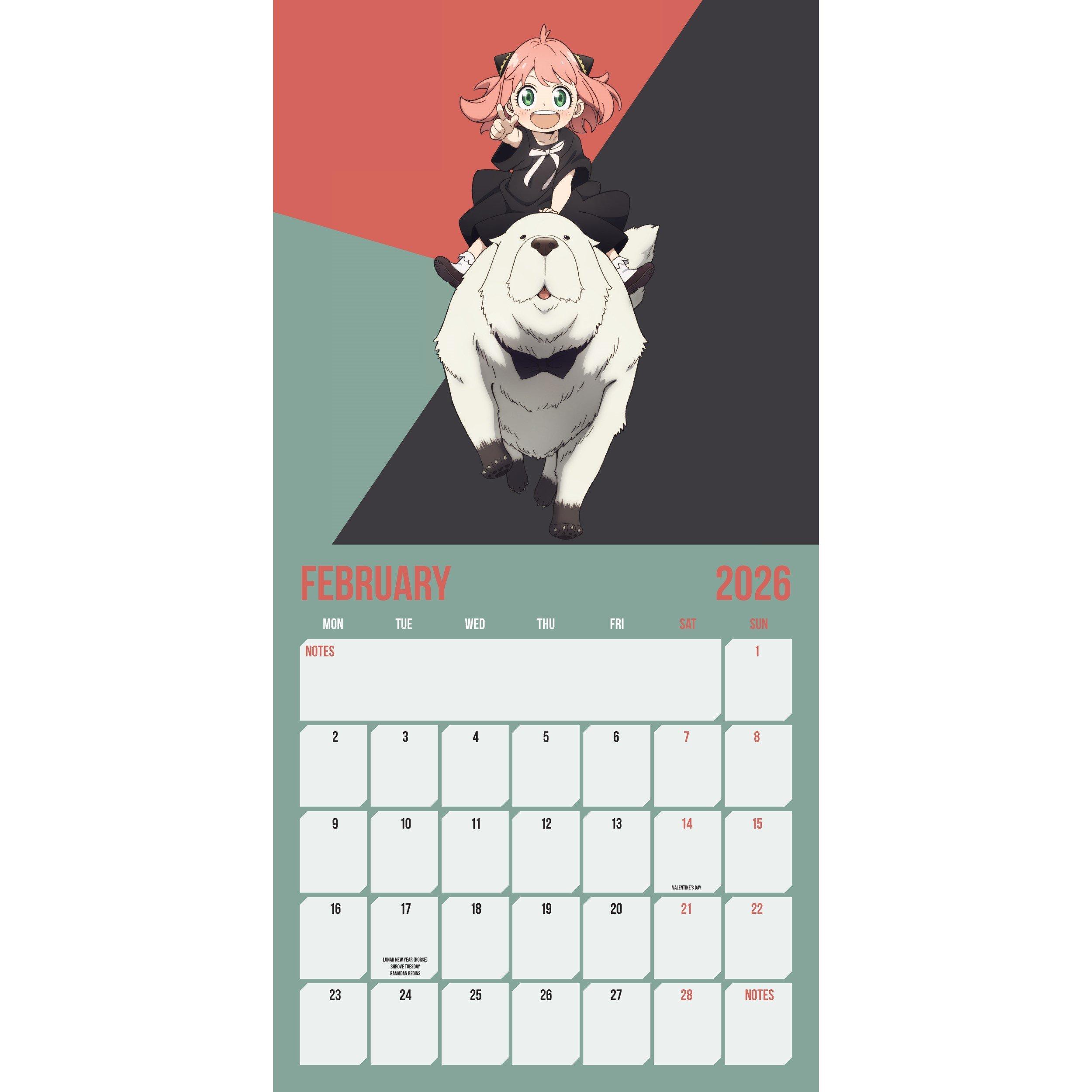 Multi - Spy x Family - SPY X FAMILY 2026 SQUARE CALENDAR - 2