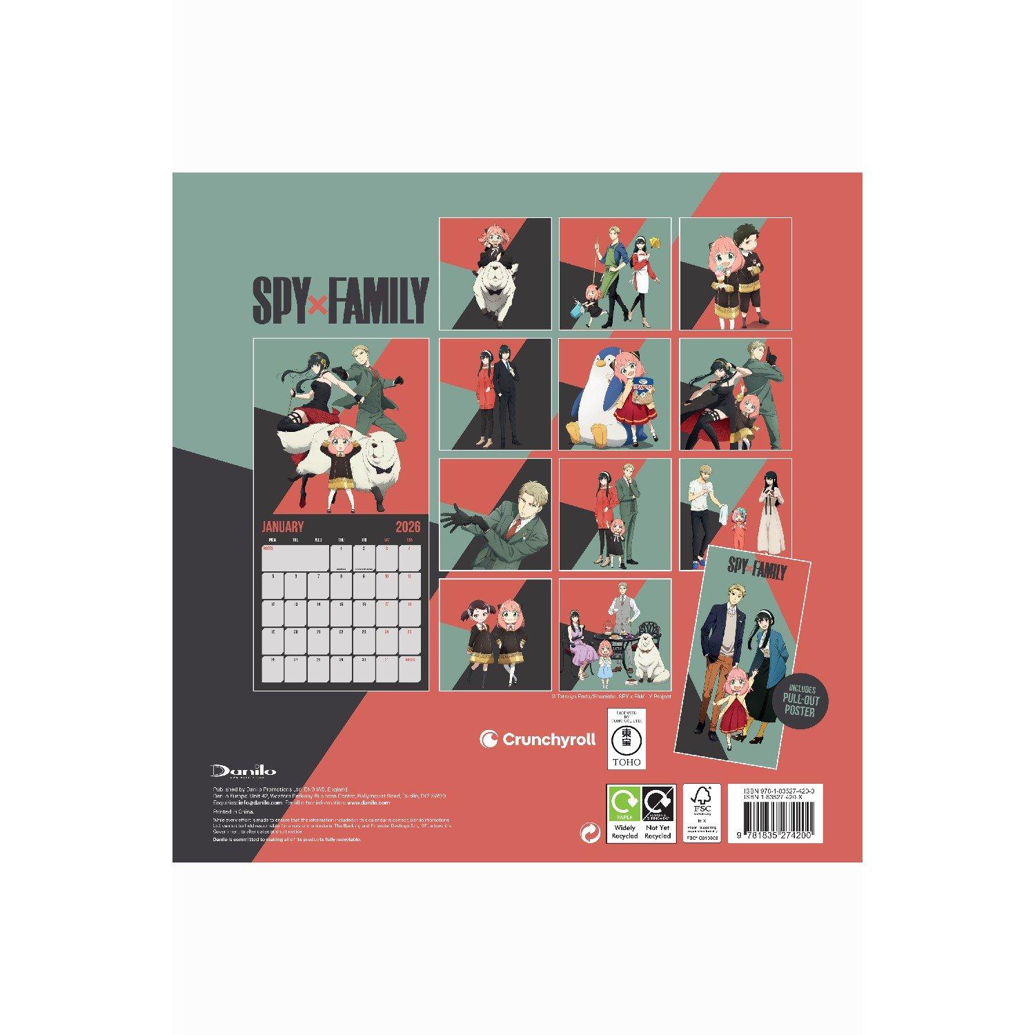 Multi - Spy x Family - SPY X FAMILY 2026 SQUARE CALENDAR - 4