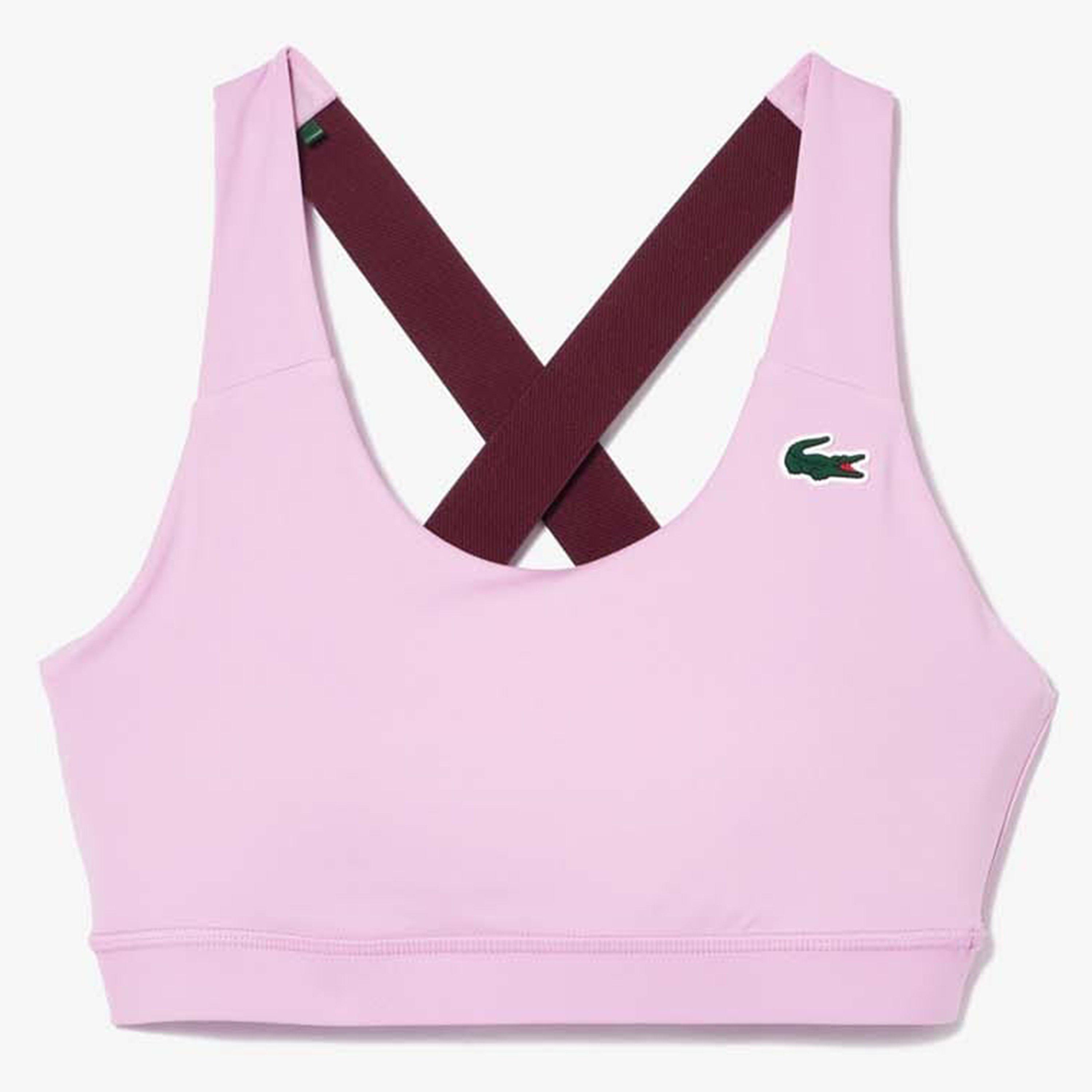 Pink - Lacoste - Sport Breathable Stretch Bralette - 1