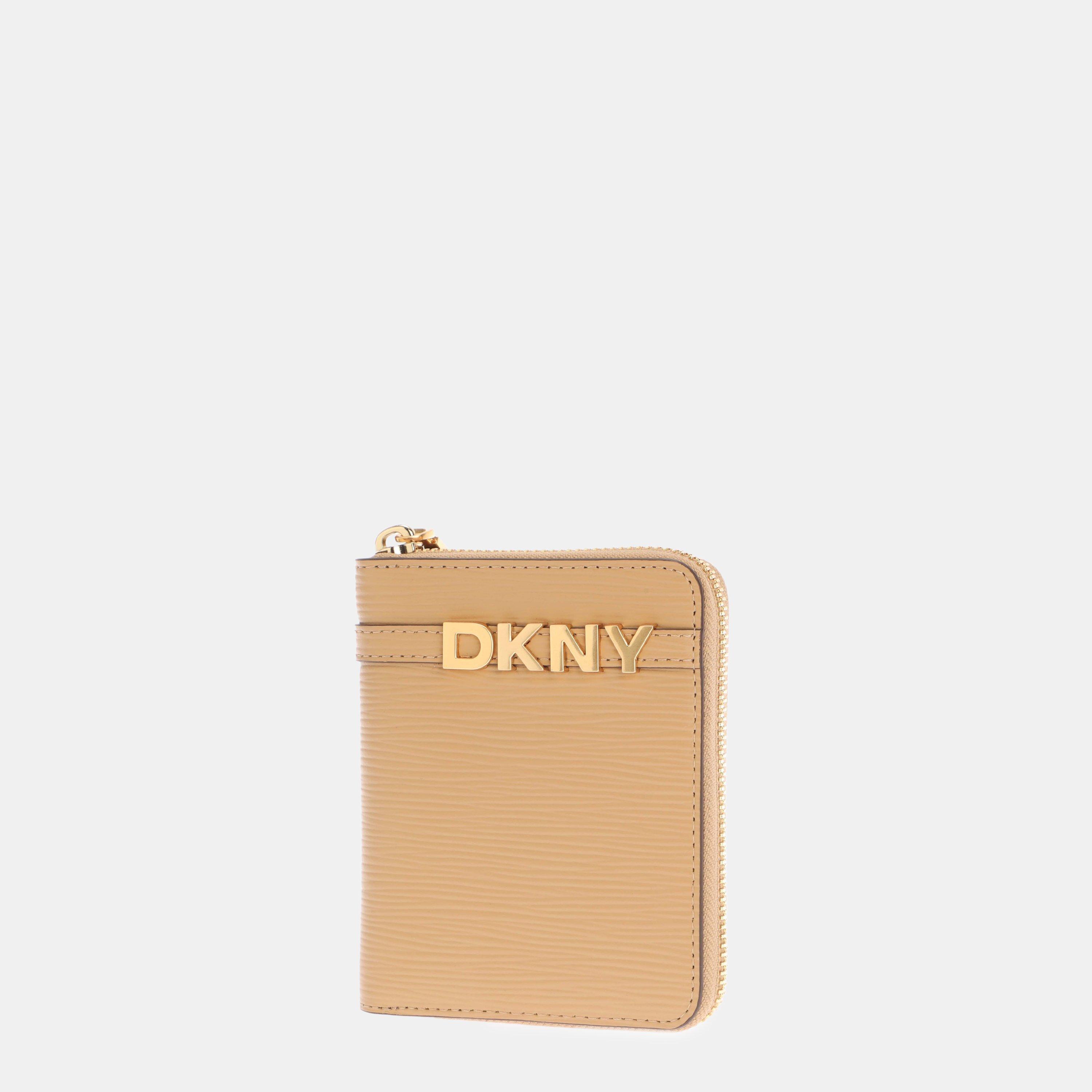 Brown - DKNY - Avril Sm Zip Around Wallet - 1