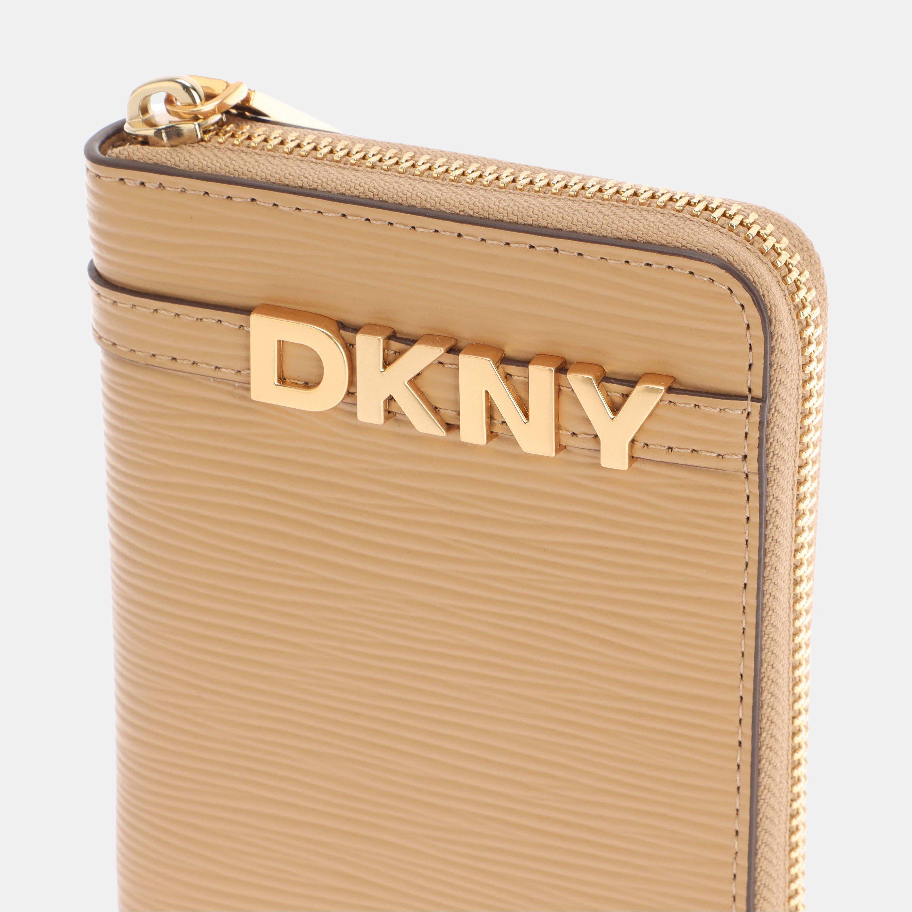 Brown - DKNY - Avril Sm Zip Around Wallet - 2