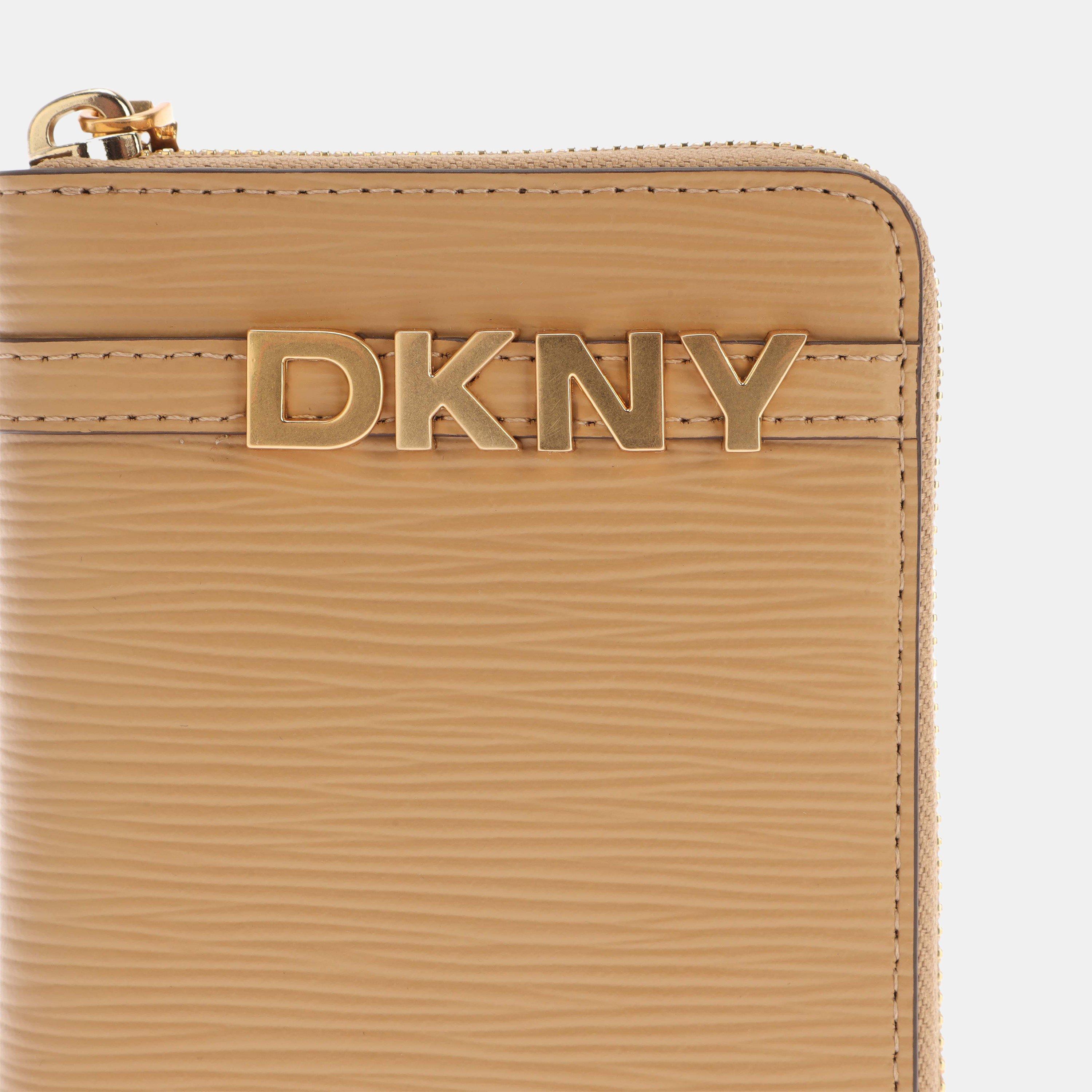 Brown - DKNY - Avril Sm Zip Around Wallet - 3