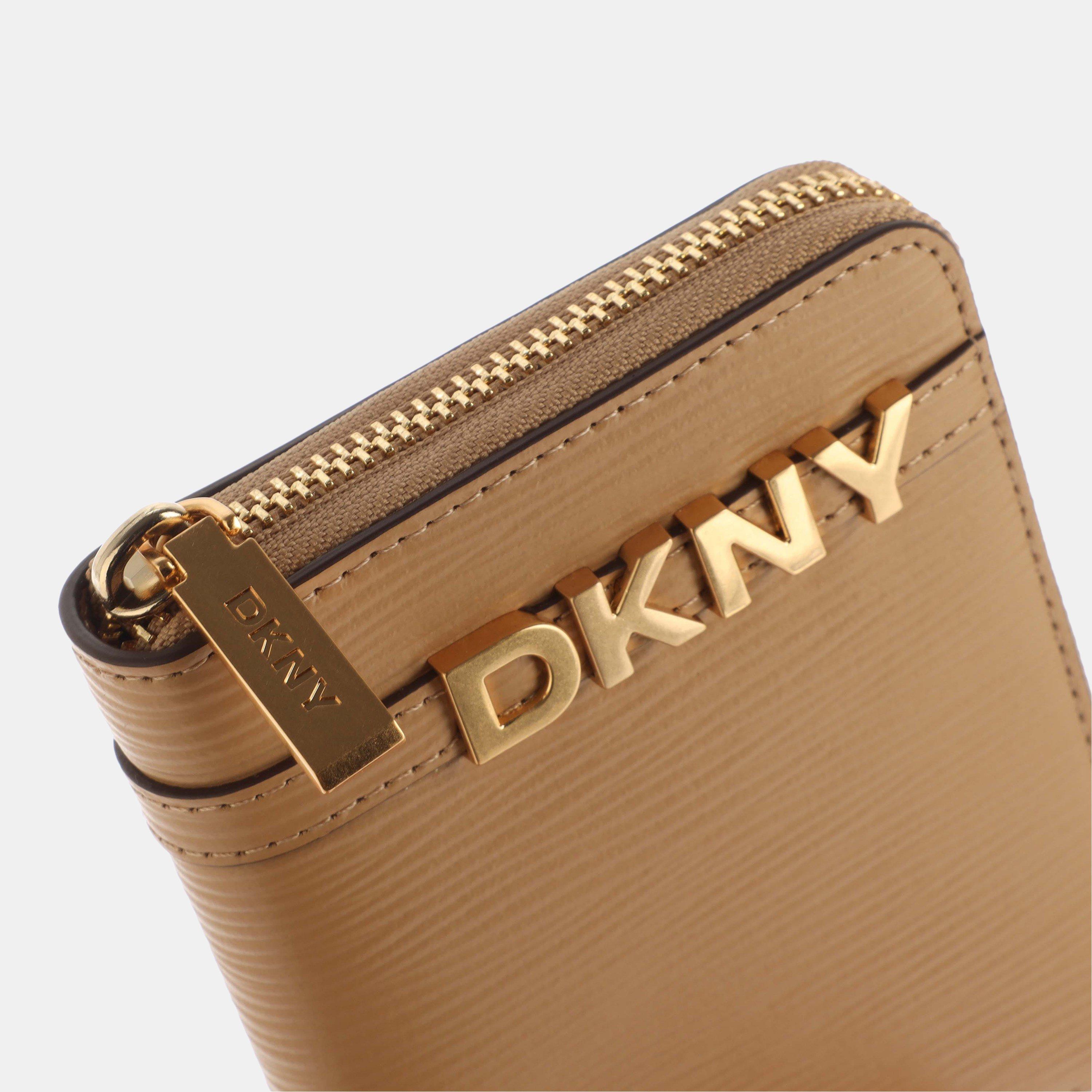 Brown - DKNY - Avril Sm Zip Around Wallet - 5