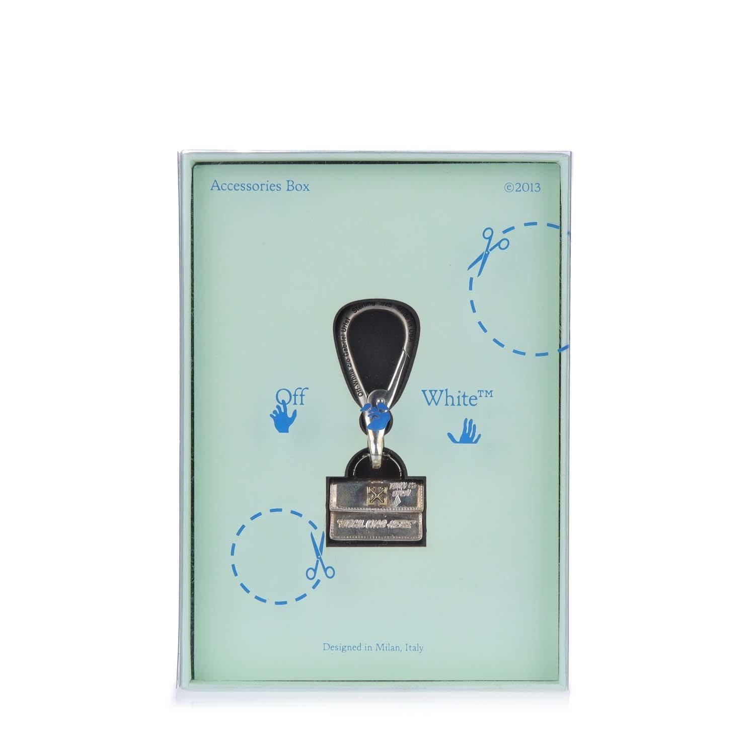 Silver - Off White - Jitney Key Holder - 2
