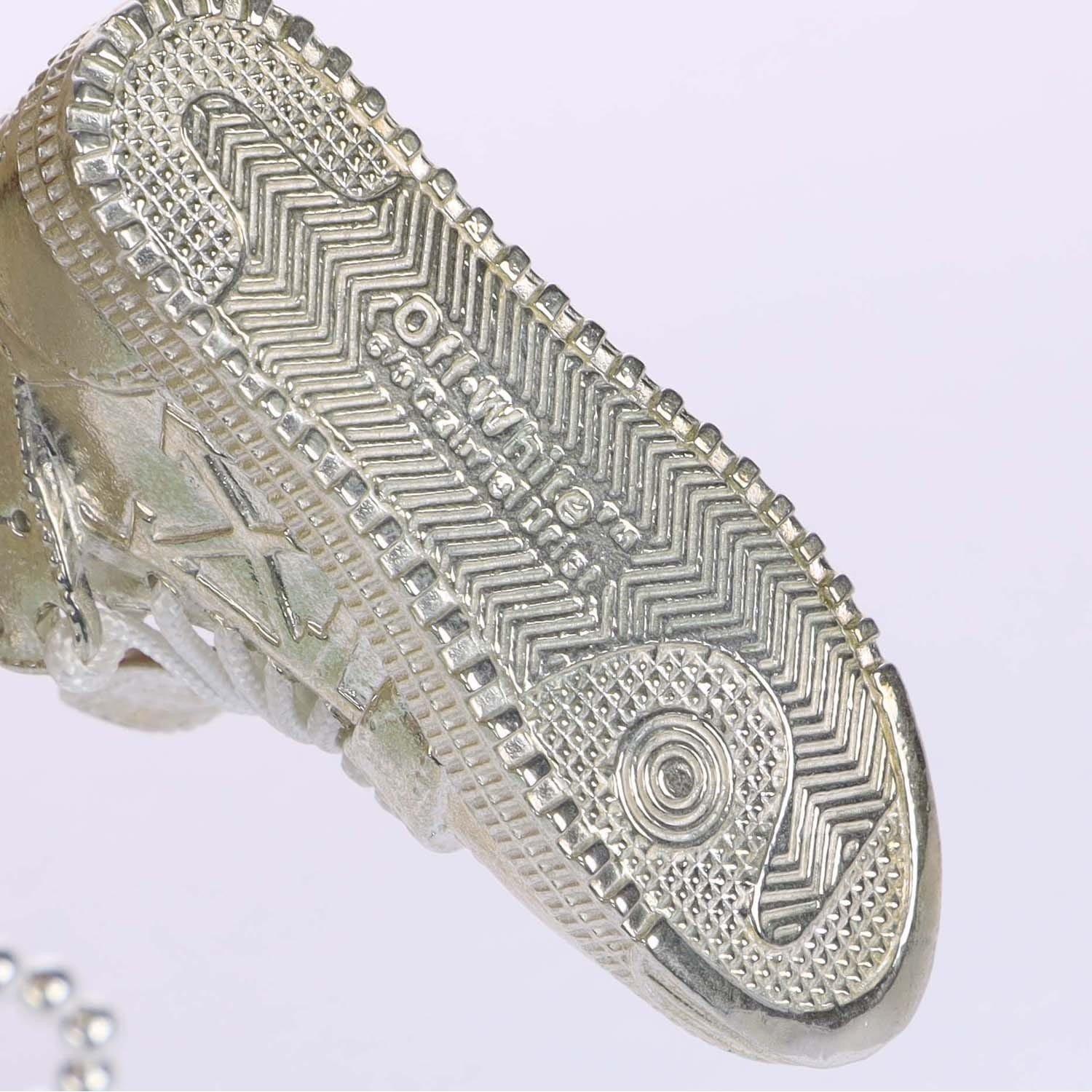 Silver - Off White - Court 3.0 Necklace - 3