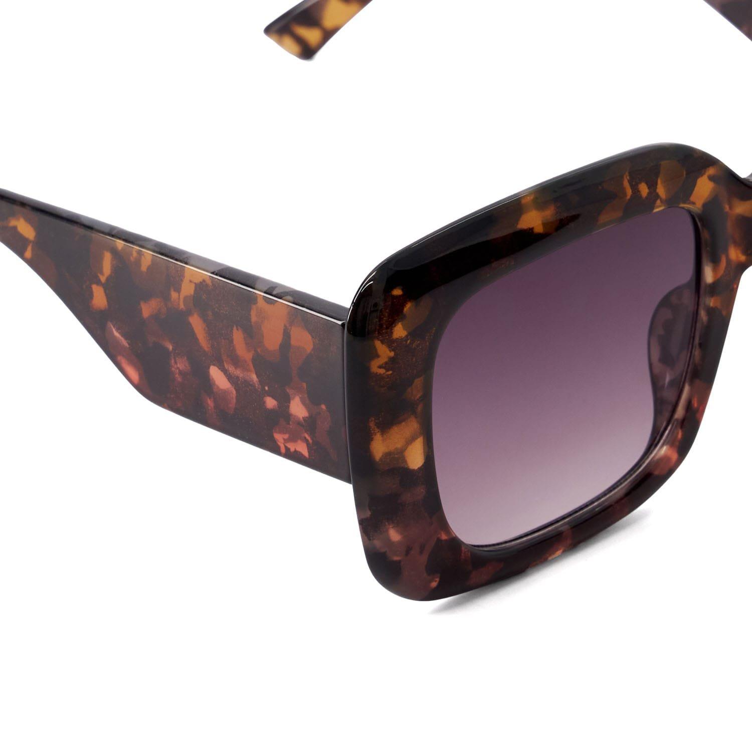 Tortoiseshell - Dune London - Gigi Colourblock Gradient Lens Tortoise Sunglasses - 3