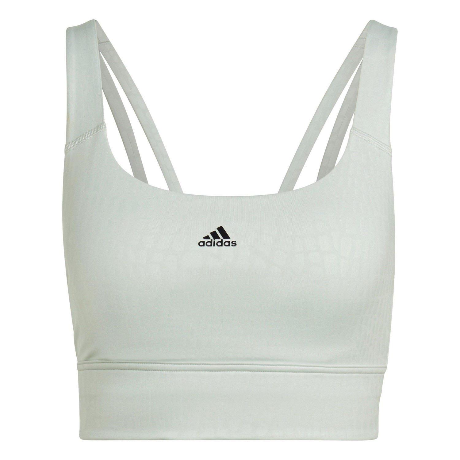 Green - adidas - Powerimpact Training Medium-Support Longline Bra - 1