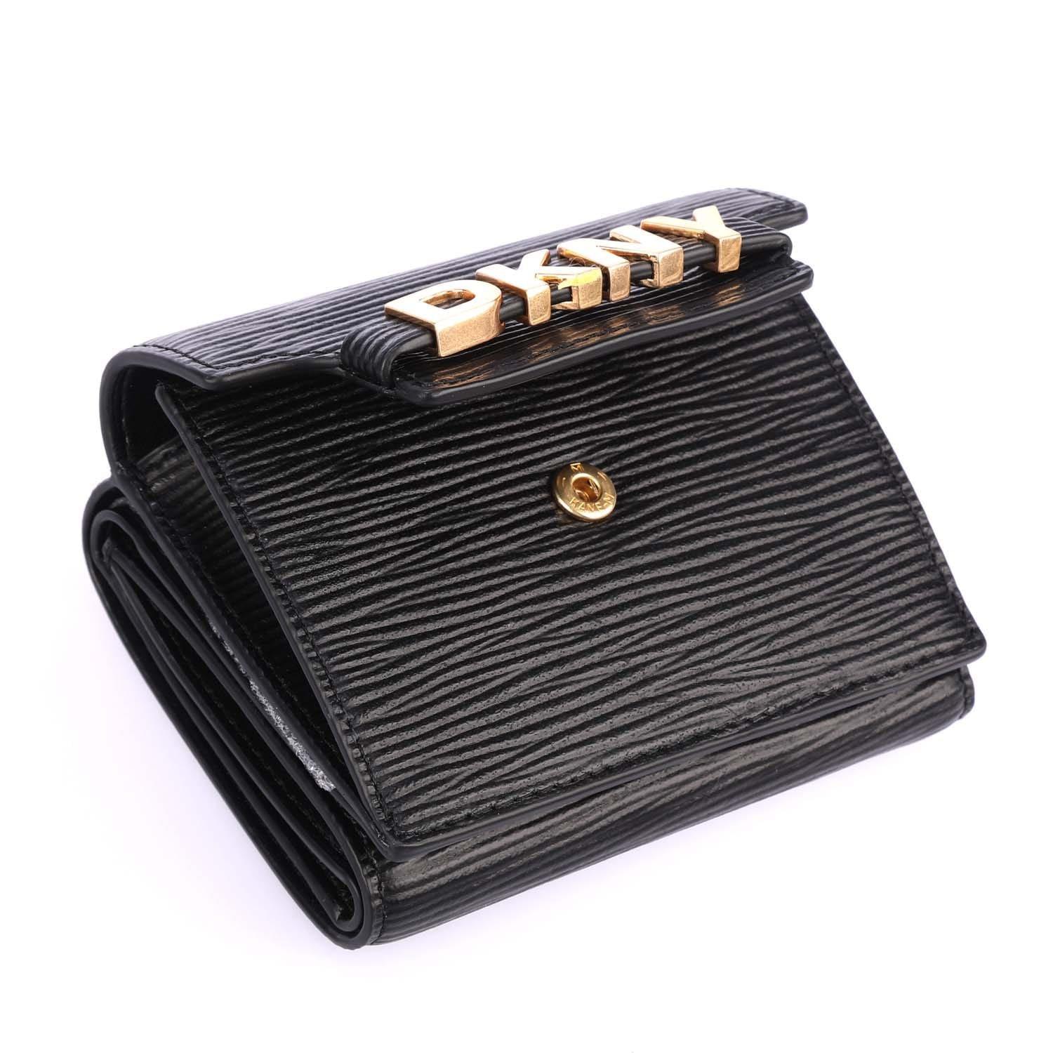 Black Gold - DKNY - Avril Tri-Fold Wallet - 3