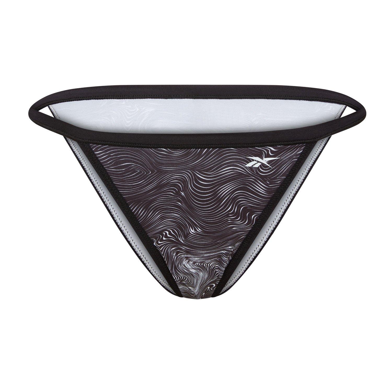 Crna/Bijela/Print - Reebok - Womens 3 pack Tanga Briefs Mandy - 6