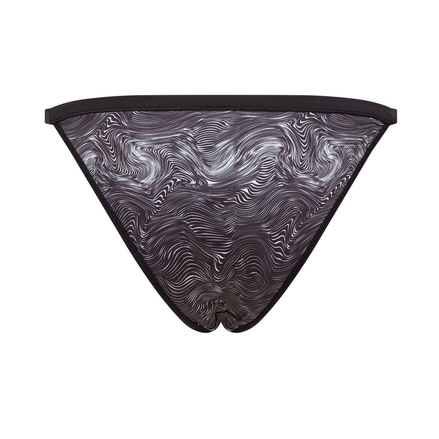 Crna/Bijela/Print - Reebok - Womens 3 pack Tanga Briefs Mandy - 7