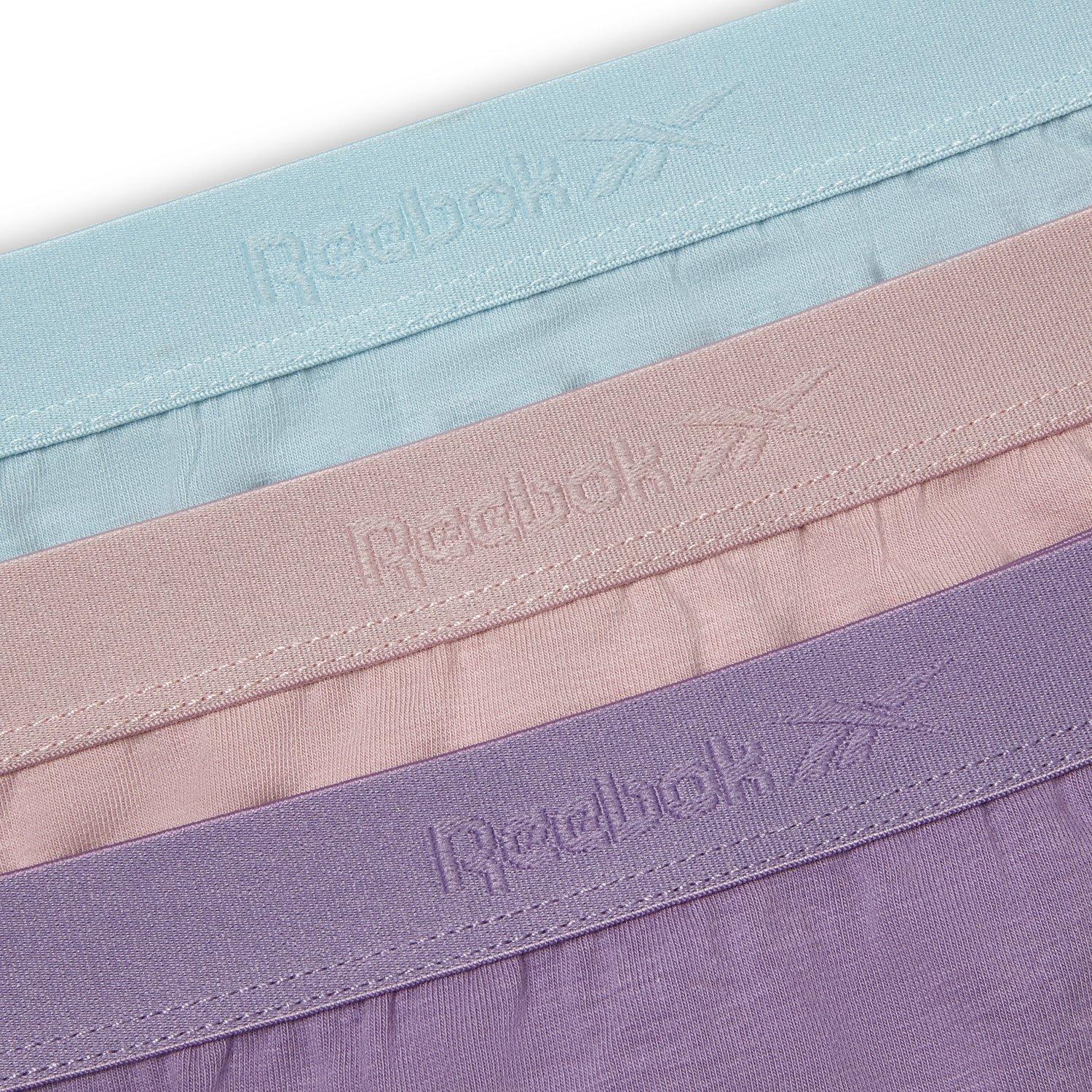 Bleu/Mauve/Violet - Reebok - Womens 3 pack Briefs Dona - 8