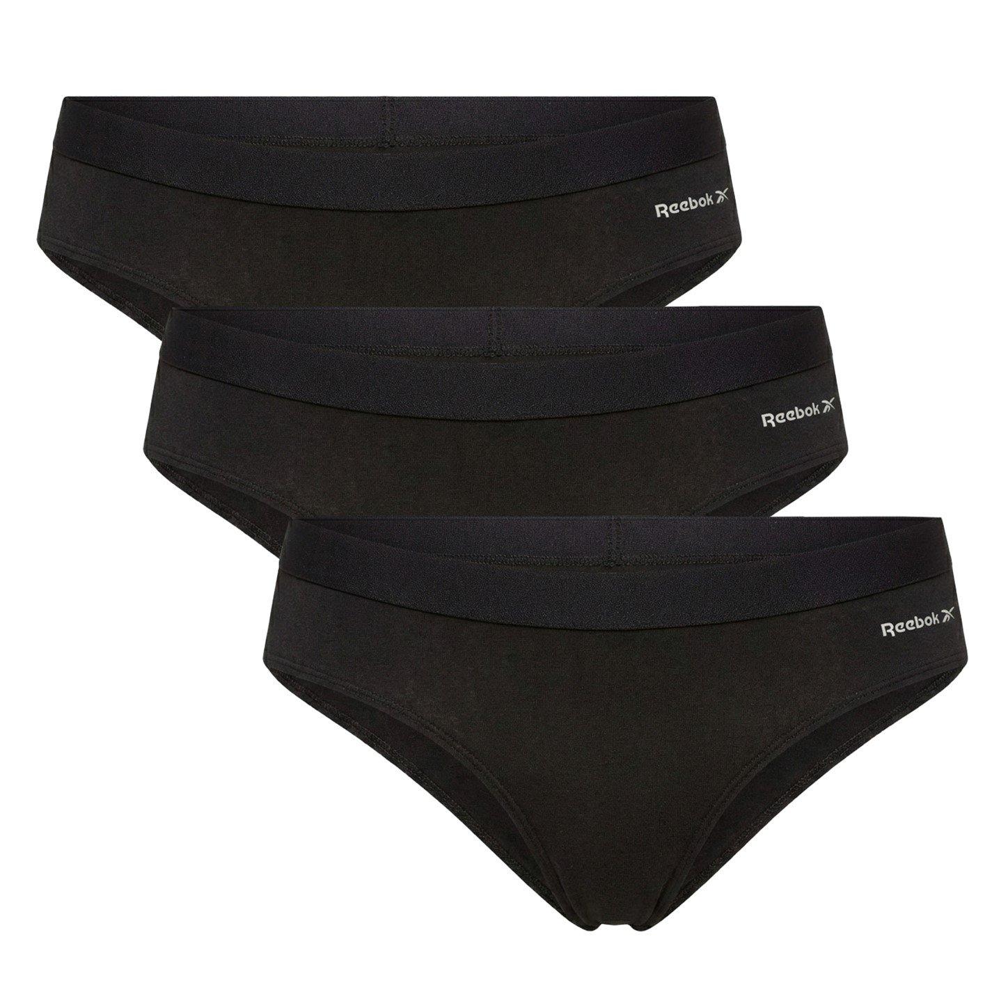 Reebok Women's 3 Pack Briefs Austine - 3Pk Black - 14 (L)