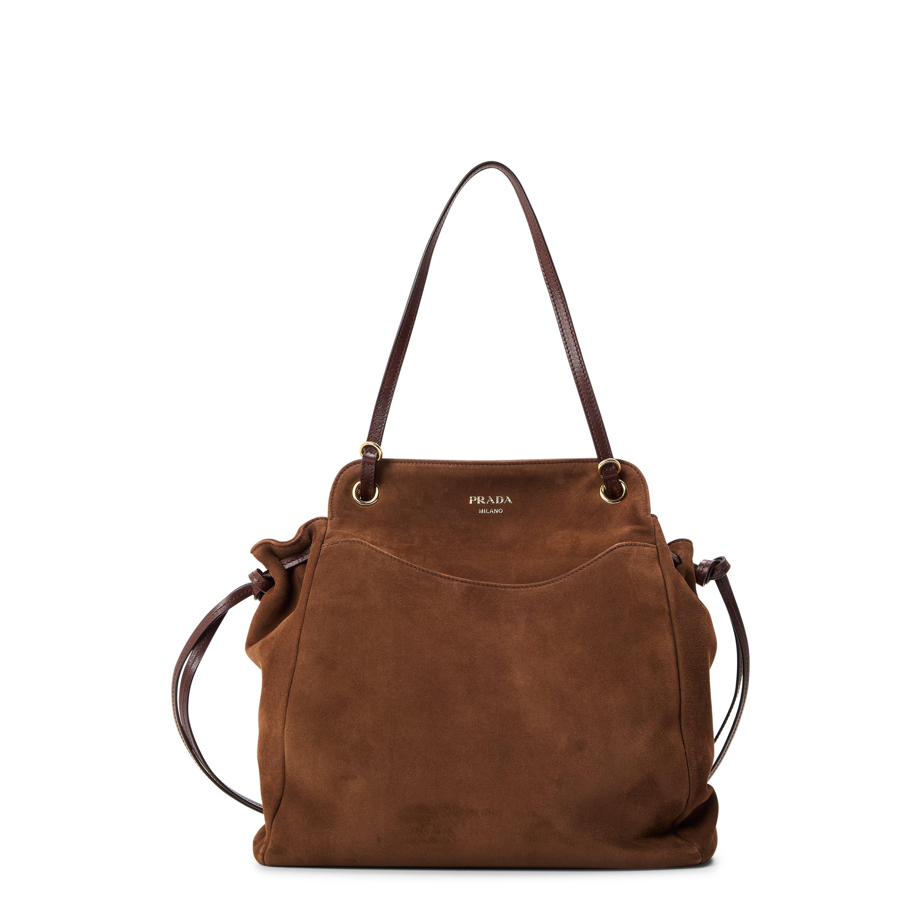 Cacao - Prada - Prada Suede Shoulder Ld62 - 1