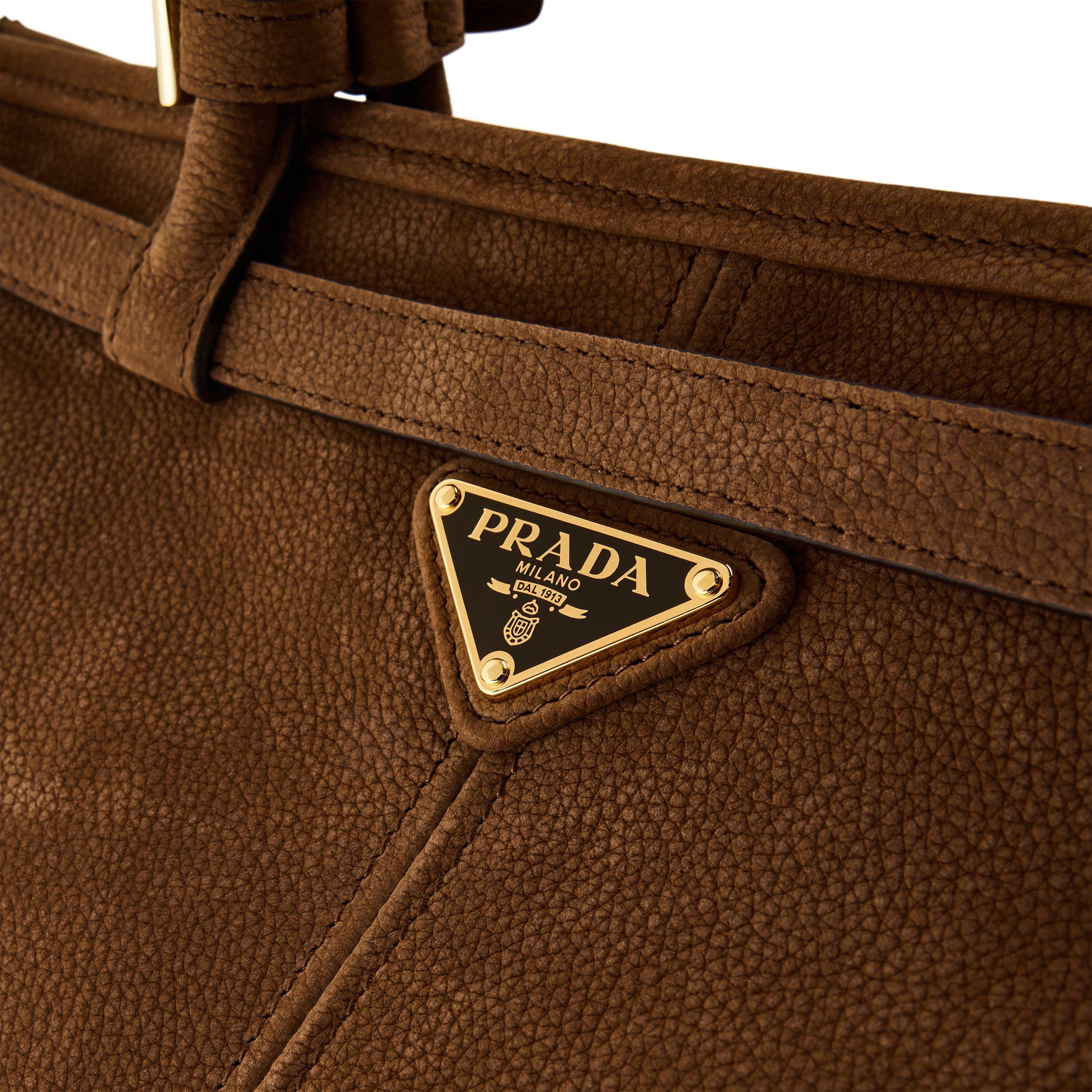 Cacao - Prada - Women's Shoulder Bag - 3
