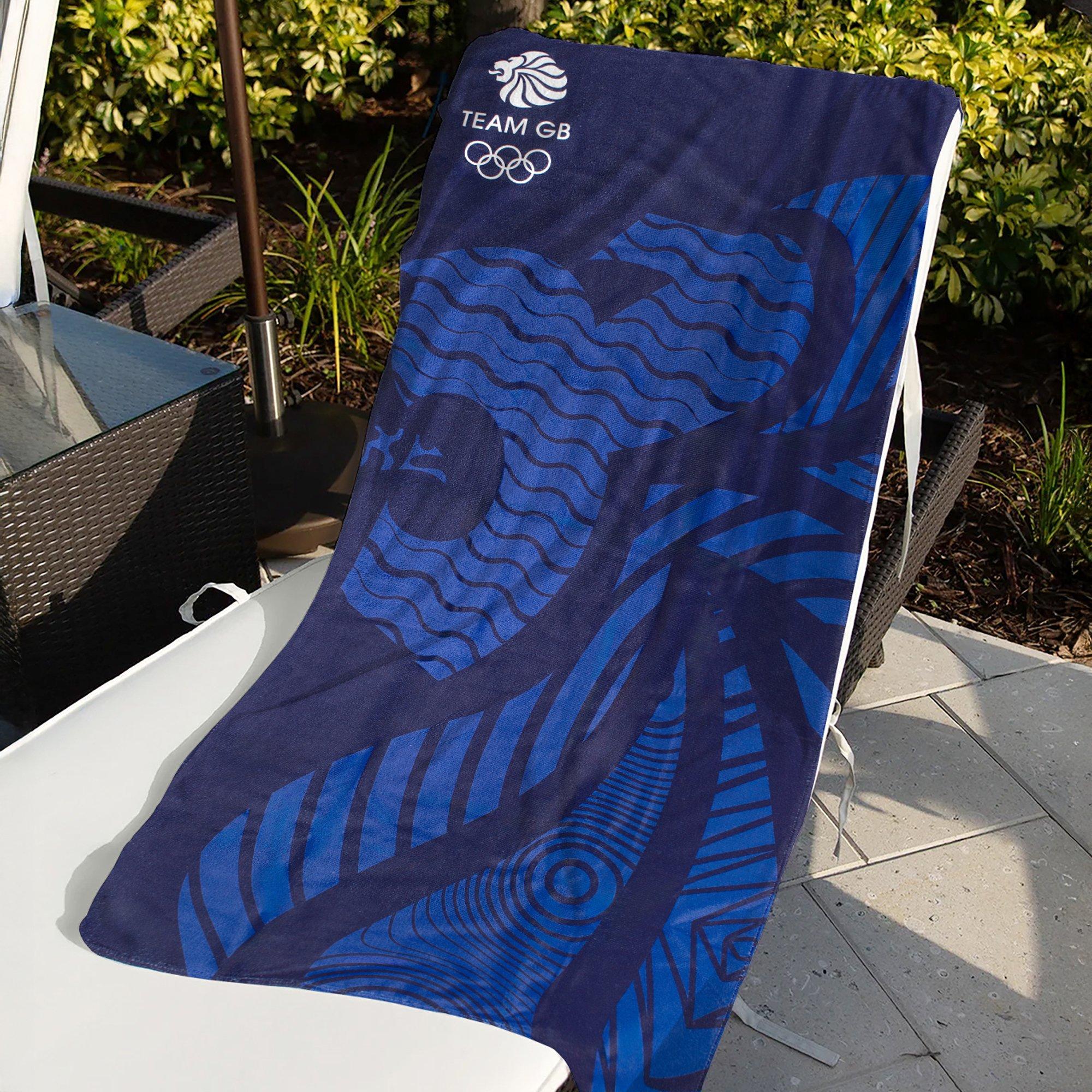 Blue - Team - Team GB Officially Licensed Towel 140 x 70 cm - 2