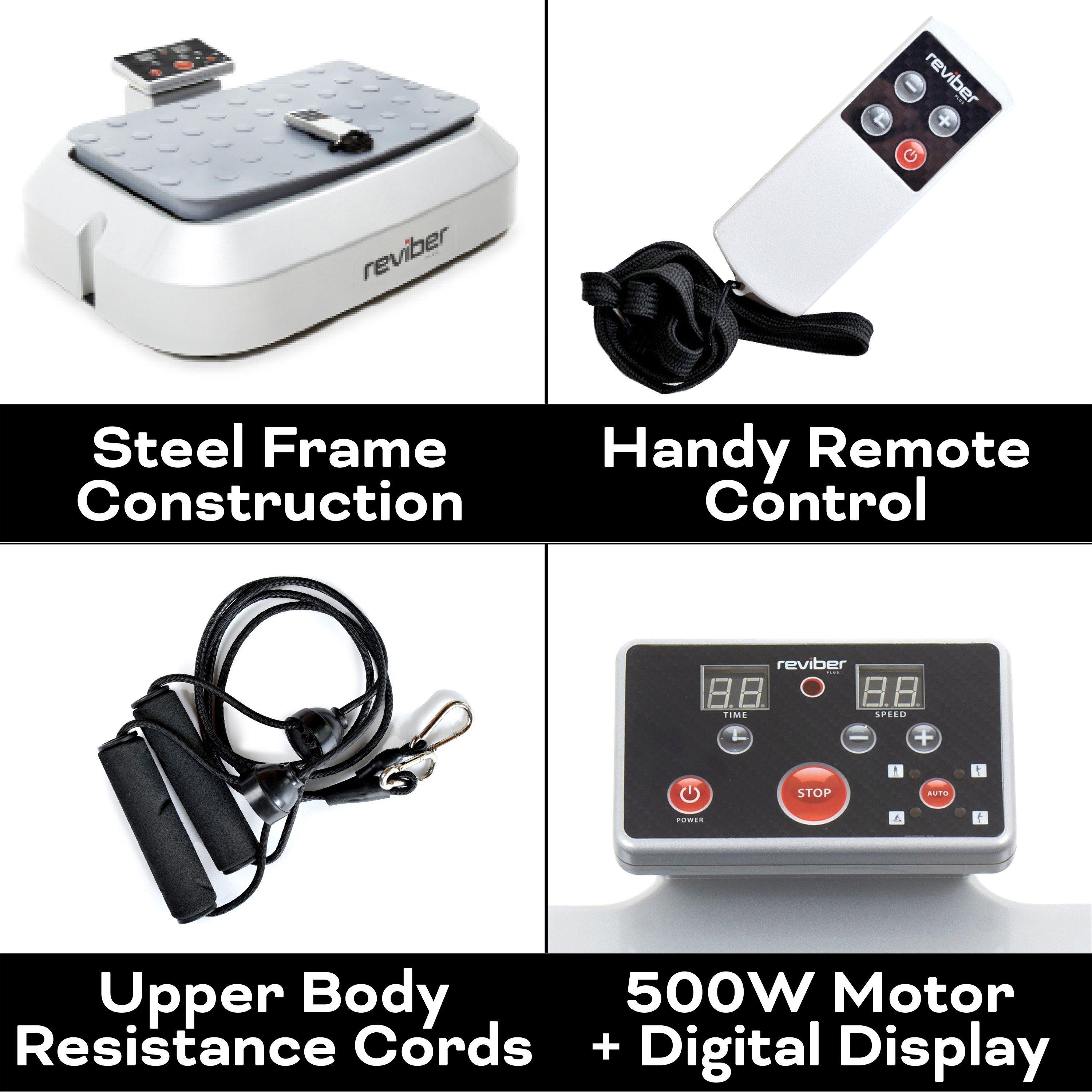 Silver - Reviber - Reviber Plus Oscillating Vibration Plate - 2