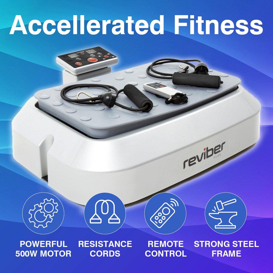 Silver - Reviber - Reviber Plus Oscillating Vibration Plate - 7
