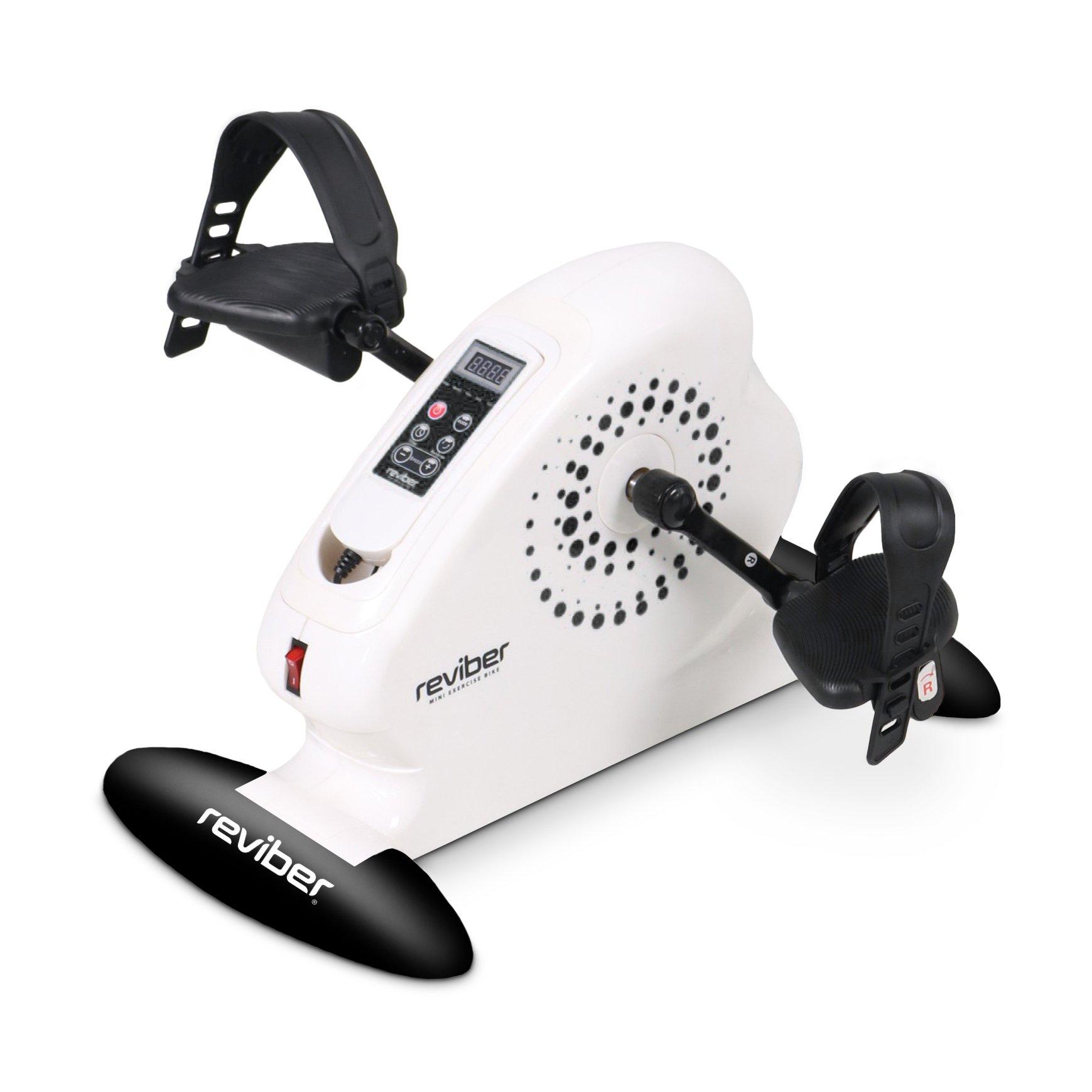 White - Reviber - Reviber Mini Seated Motorised Exercise Bike - 1