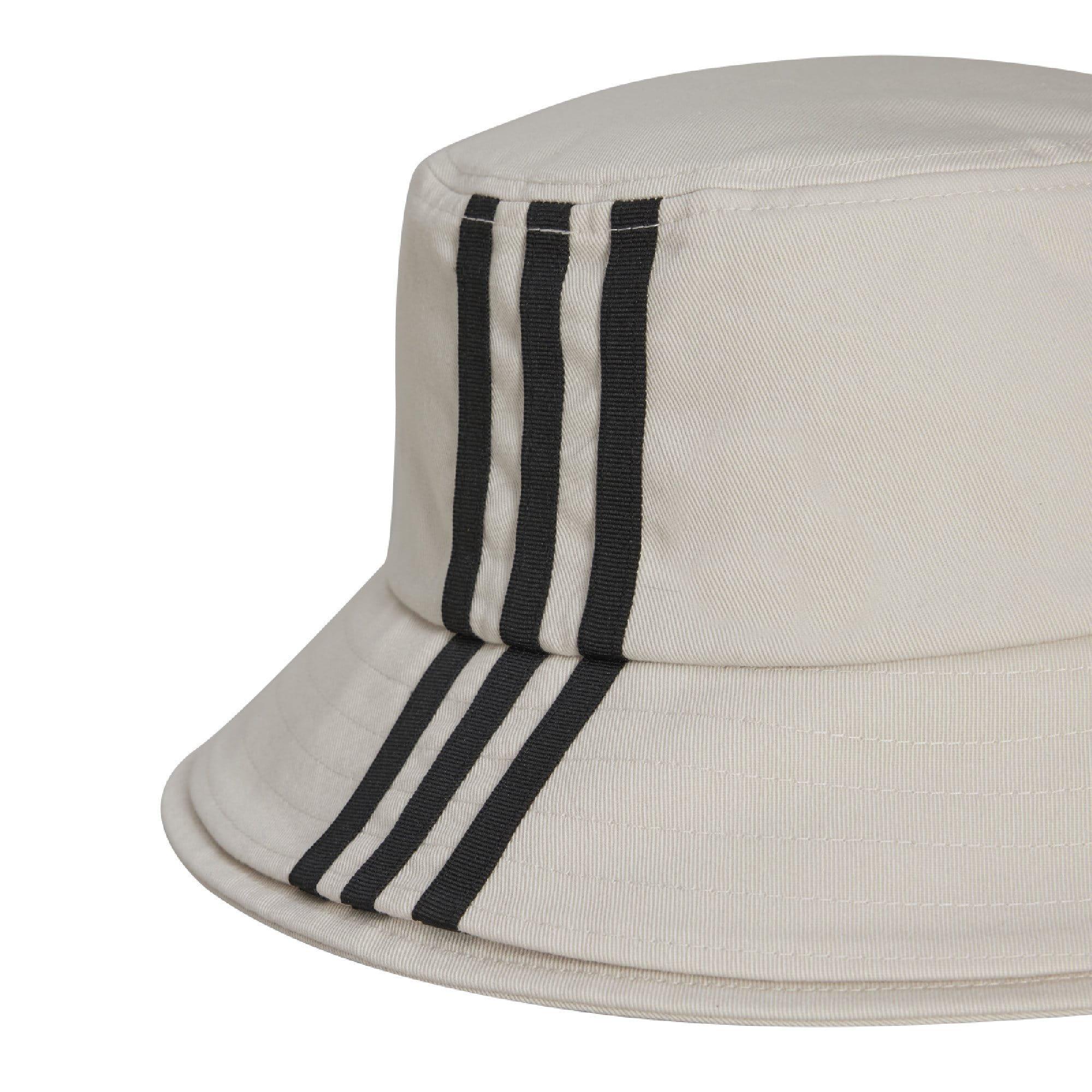 White - Y3 - Y-3 Stripes Bucket Hat - 3