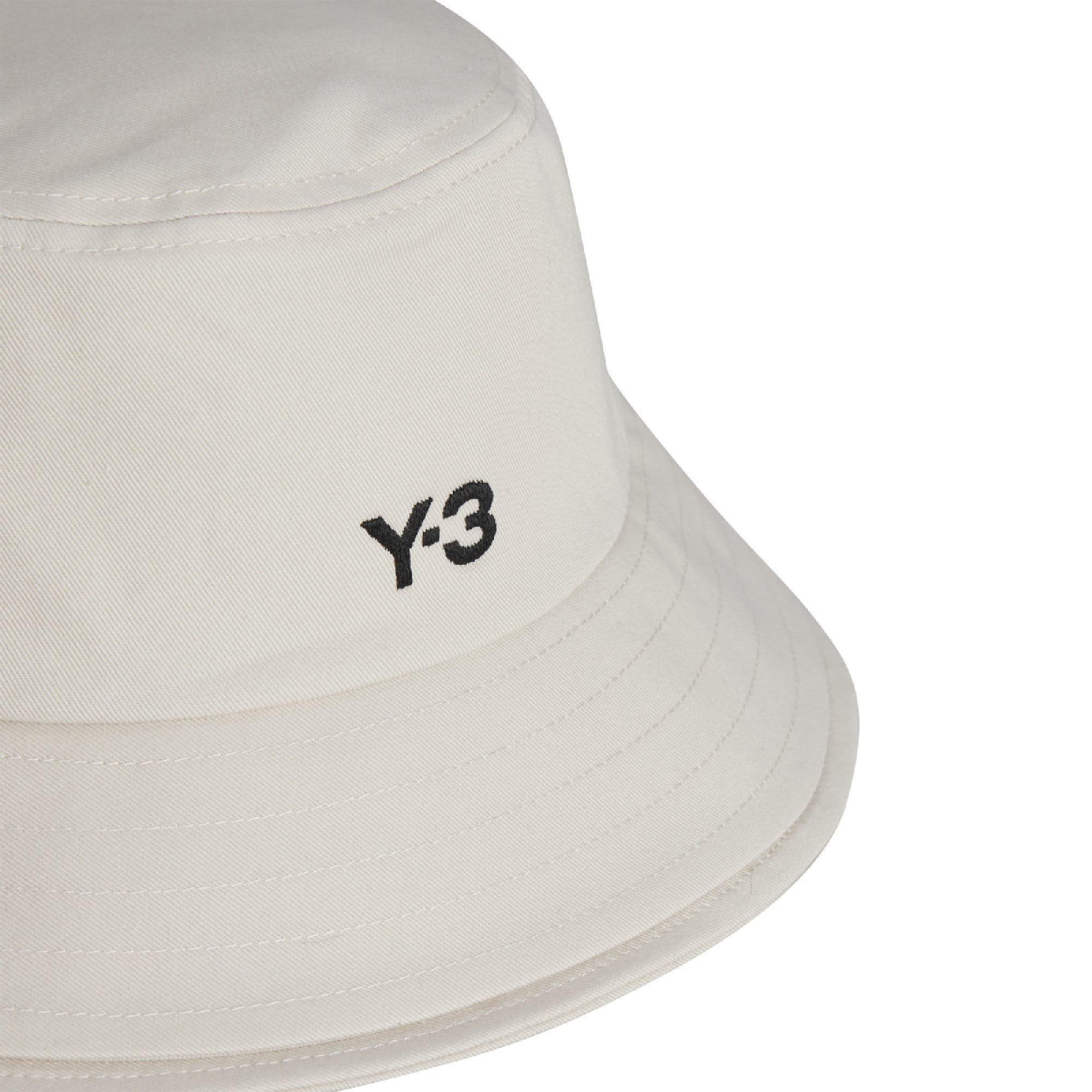 White - Y3 - Y-3 Stripes Bucket Hat - 4