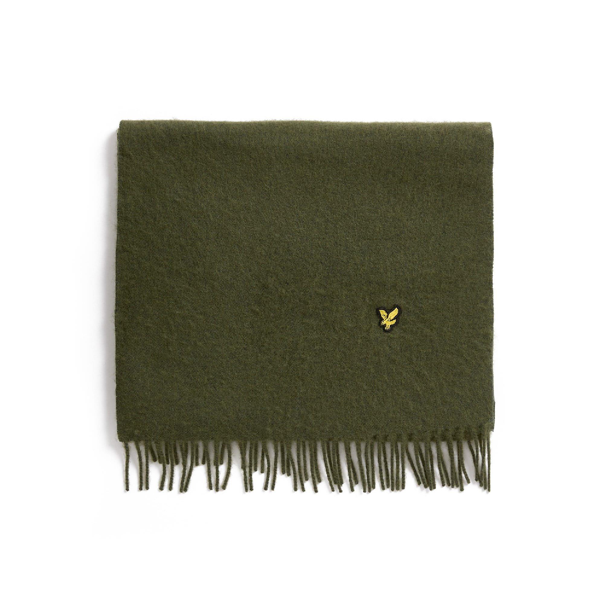 Green - Lyle and Scott - Plain Scarf - 1
