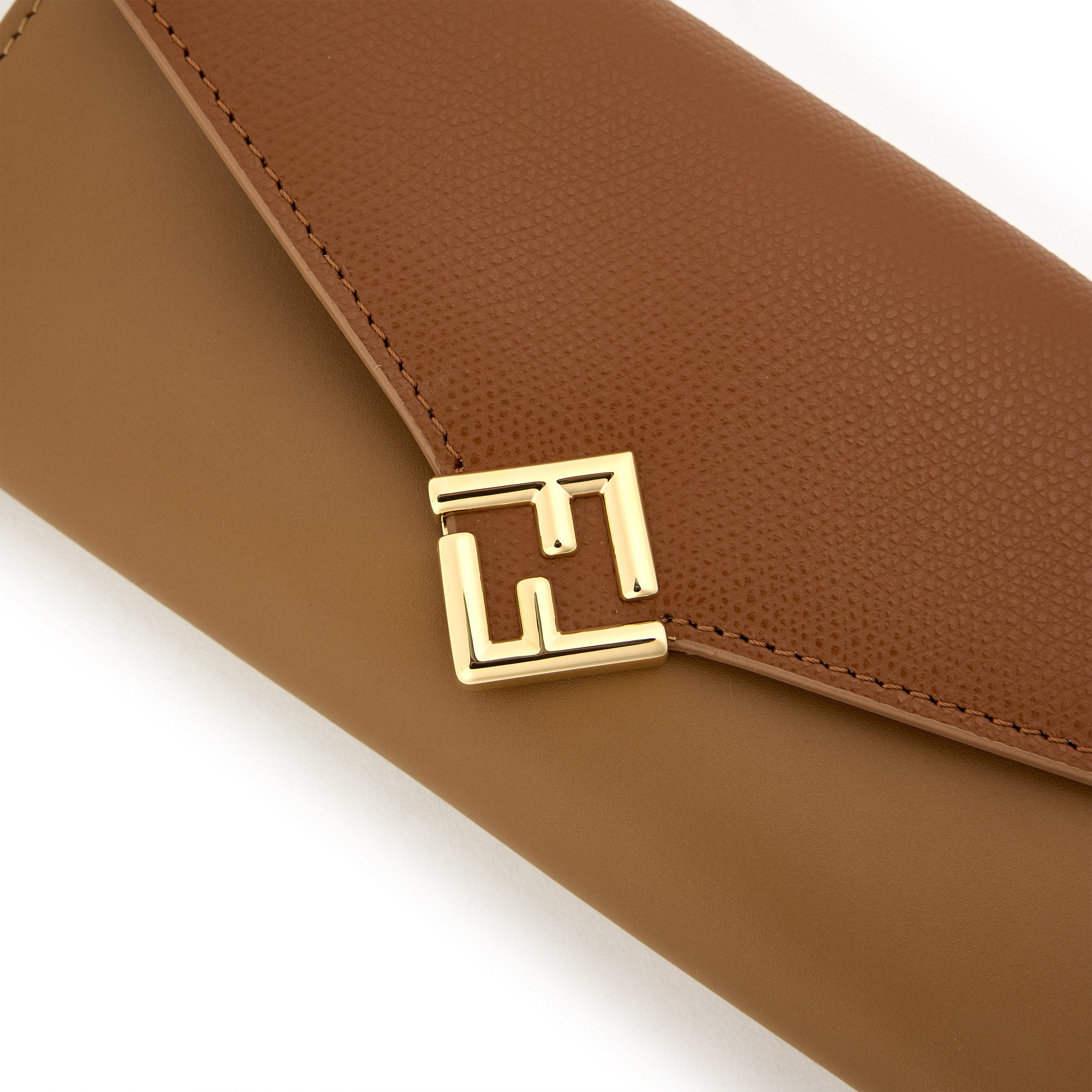 Sand/Sellier - Fendi - Women's Con Chain Wallet On - 3