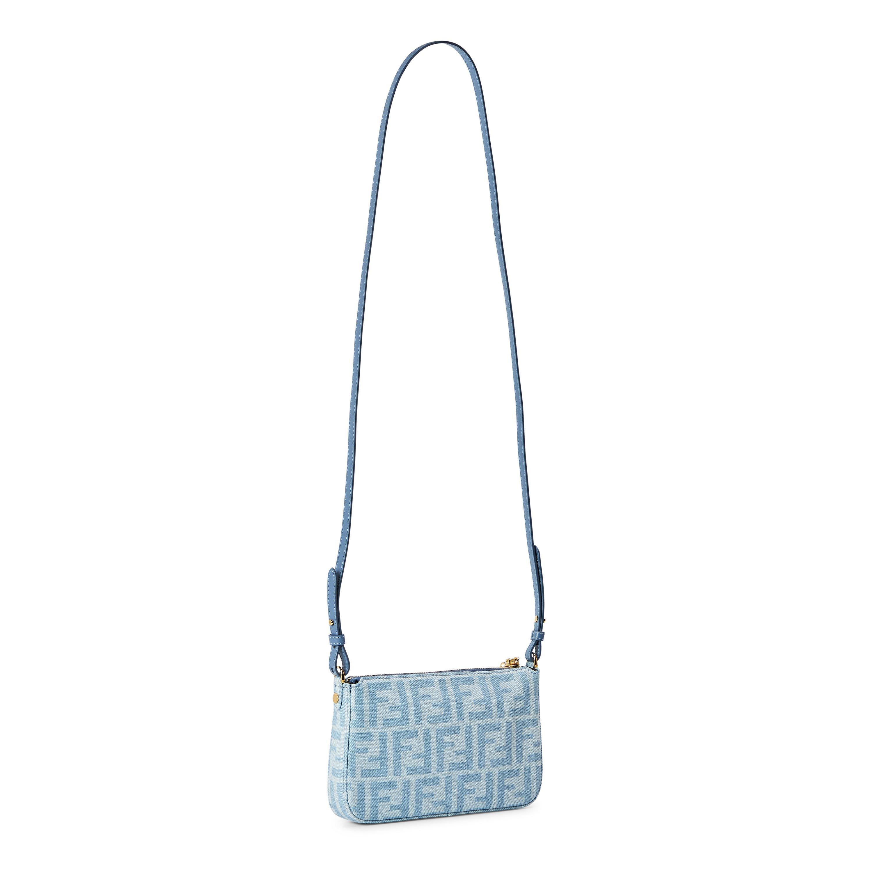 Denim - Fendi - Women's Baguette Pouch - 2