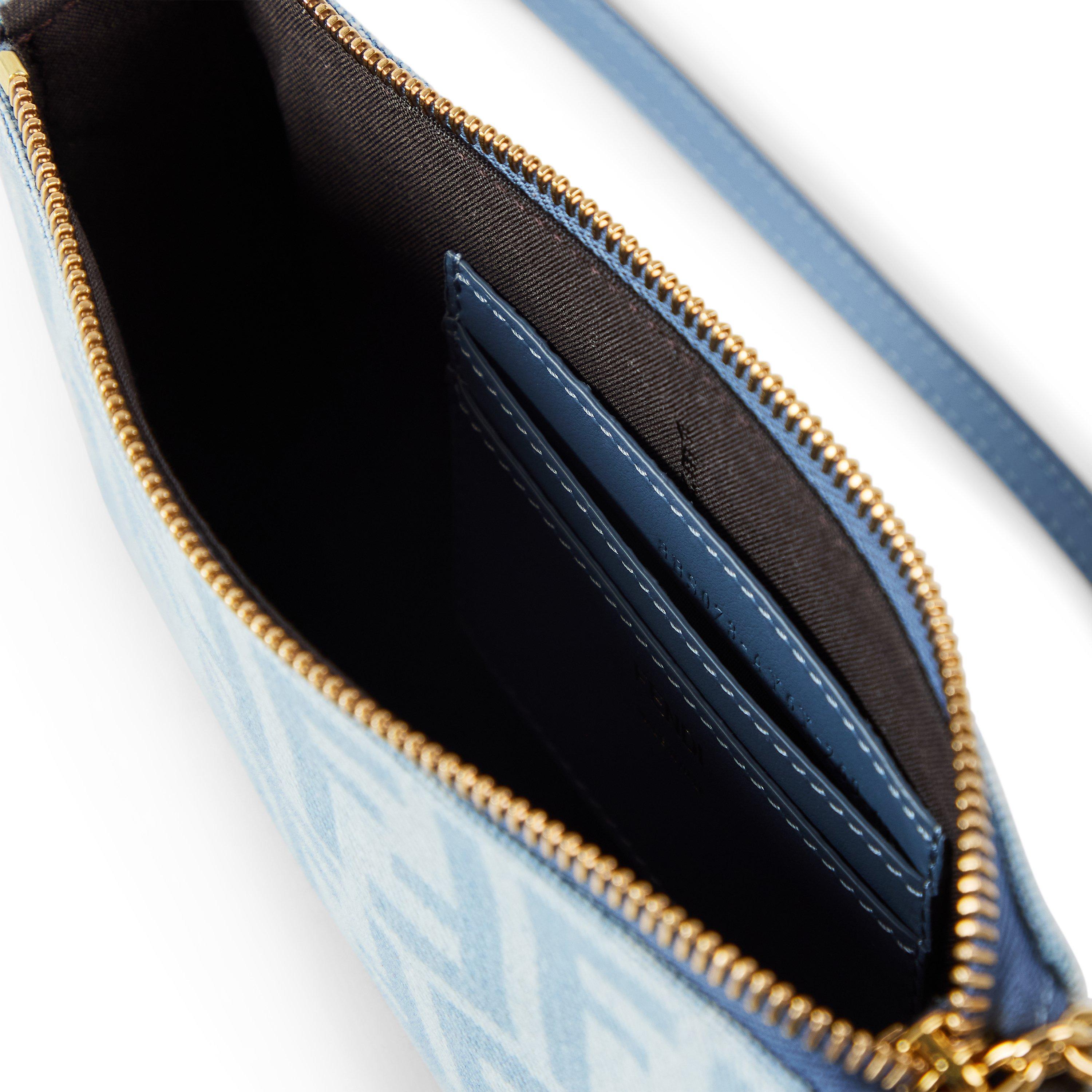 Denim - Fendi - Women's Baguette Pouch - 4