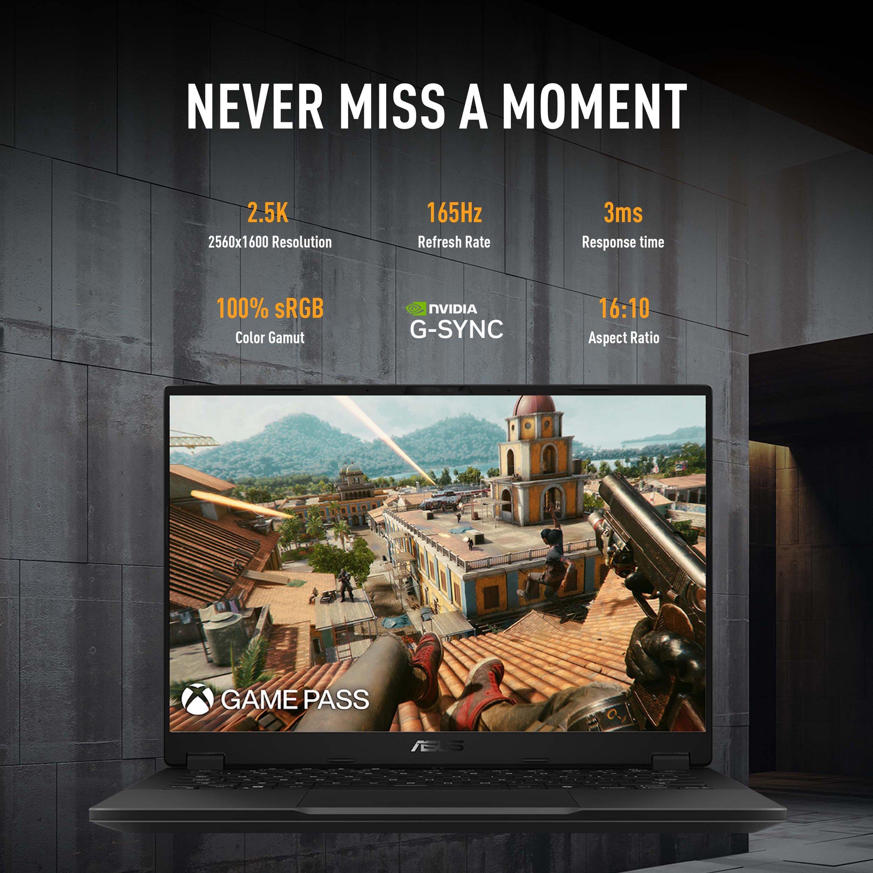 Black - ASUS - ASUS TUF Gaming A14 FA401UH 14Inch Gaming Laptop - AMD Ryzen 7 260 16GB 1TB RTX 5050 - 8