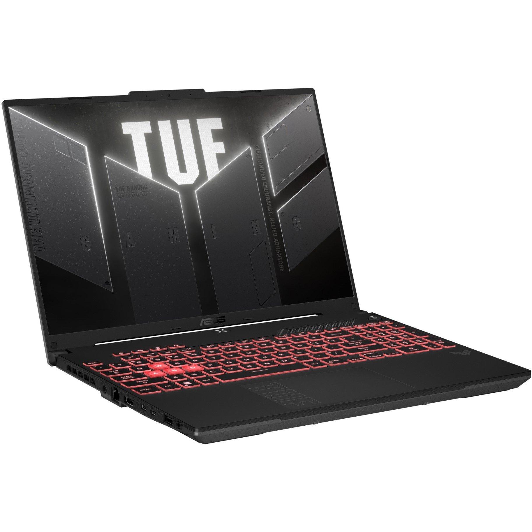 Zwart - ASUS - TUF Gaming A16 FA607NUG 16 Inch Gaming Laptop - AMD Ryzen 7 7445HS 16GB 512GB SSD RTX 4050 - 2