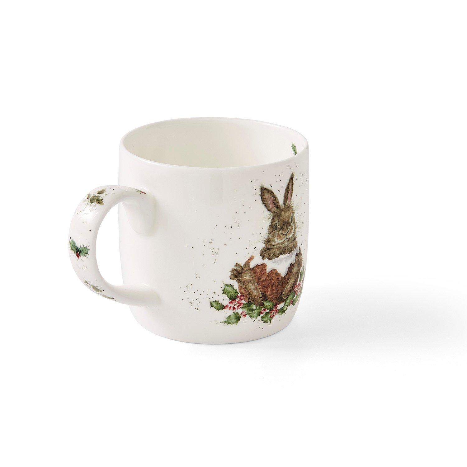 Multi - Royal Worcester Wrendale - Royal Worcester Wrendale Christmas Set of 4 Mugs - 5