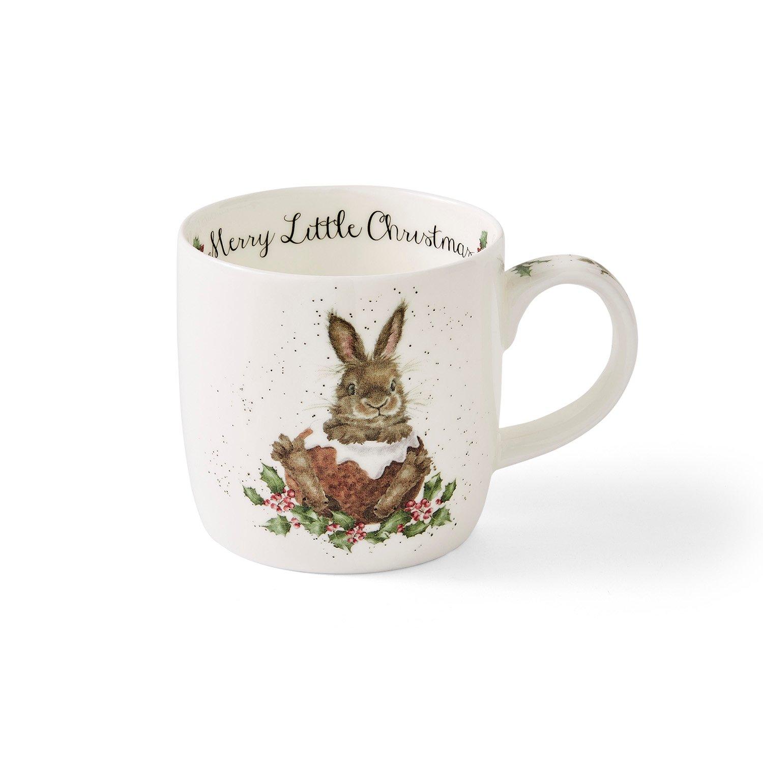Multi - Royal Worcester Wrendale - Royal Worcester Wrendale Christmas Set of 4 Mugs - 6