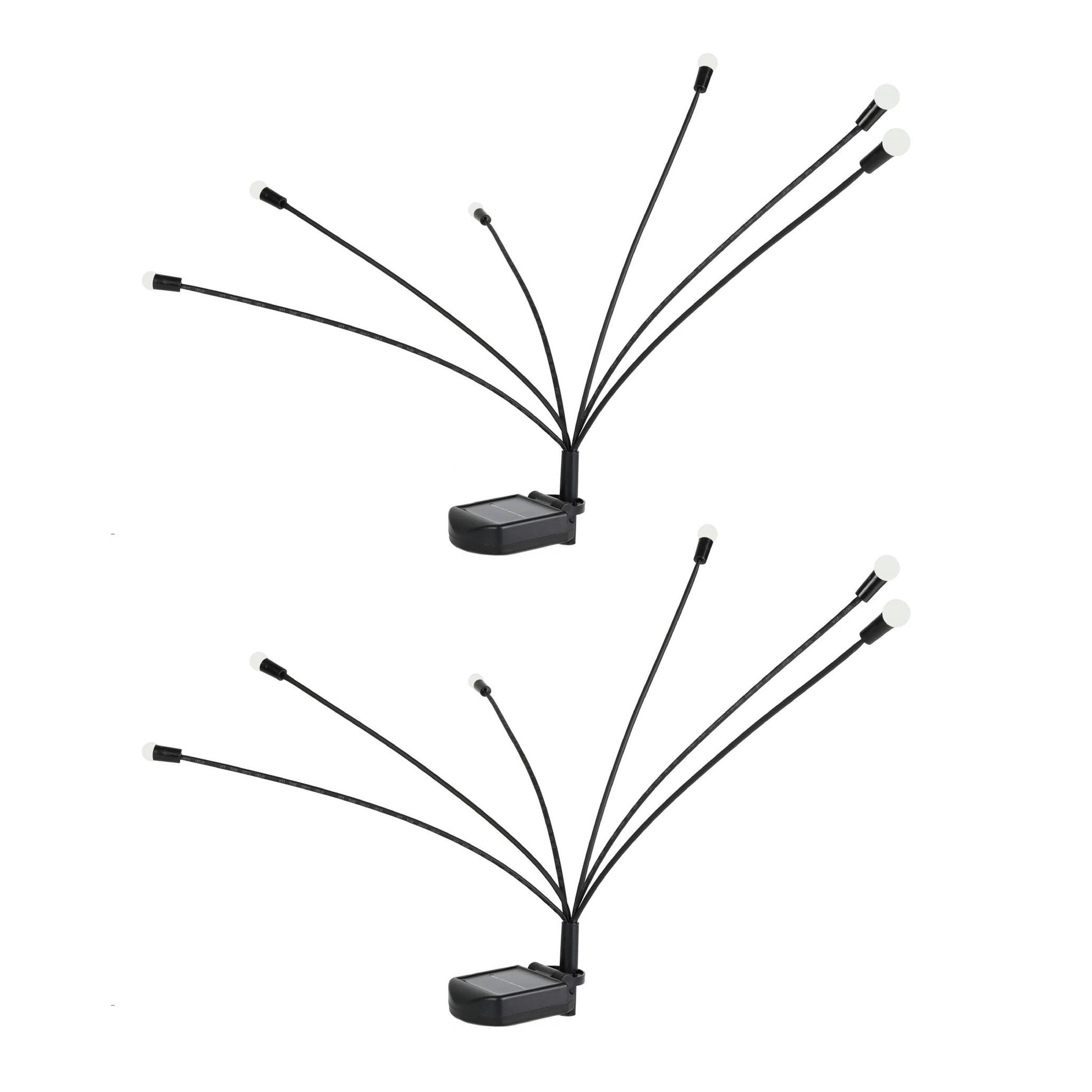 Black - Streetwize - Solar Firefly Lights (Pack of 2) - 1