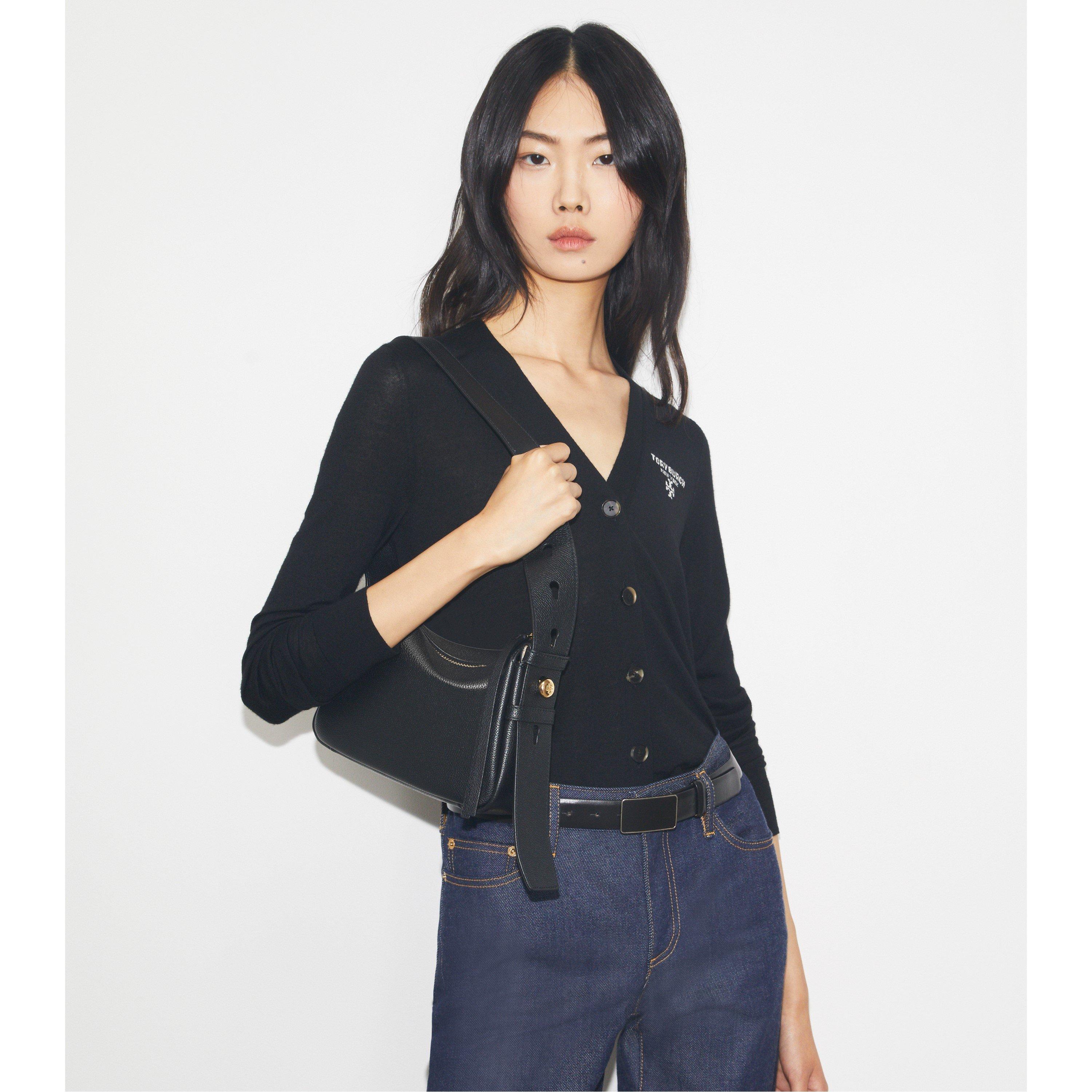 Black - Tory Burch - Women's Romy Small Shoulder Bag - 2