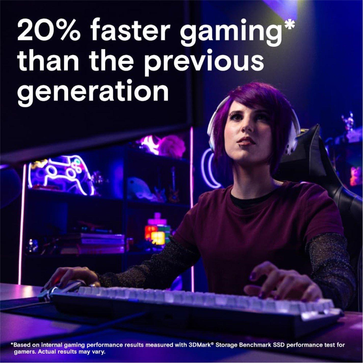 Black - Crucial Technology - T700 2TB PCIe Gen5 NVMe M.2 SSD - 3