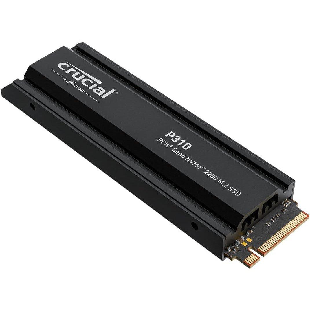 Crucial Technology  P310 4Tb Pcie Gen4 Nvme 2280 M.2 Ssd With Heatsink - Black