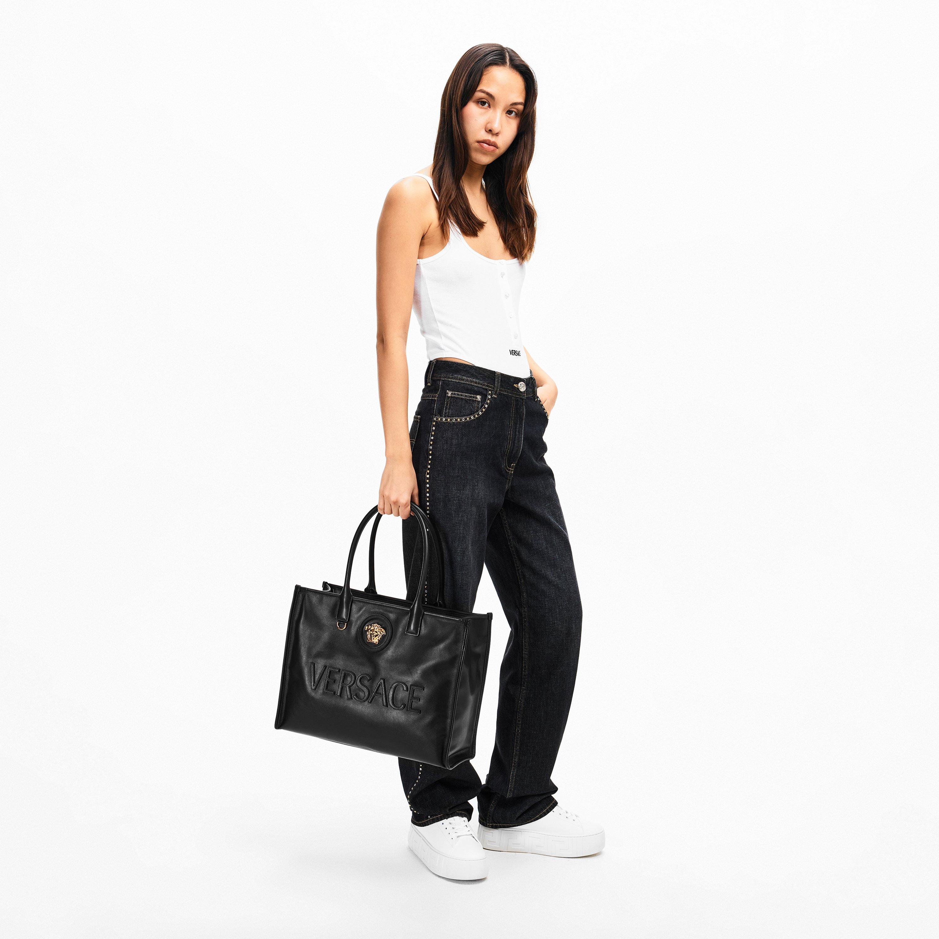 Black Gold - Versace - Versace Tote Bag Ld61 - 6