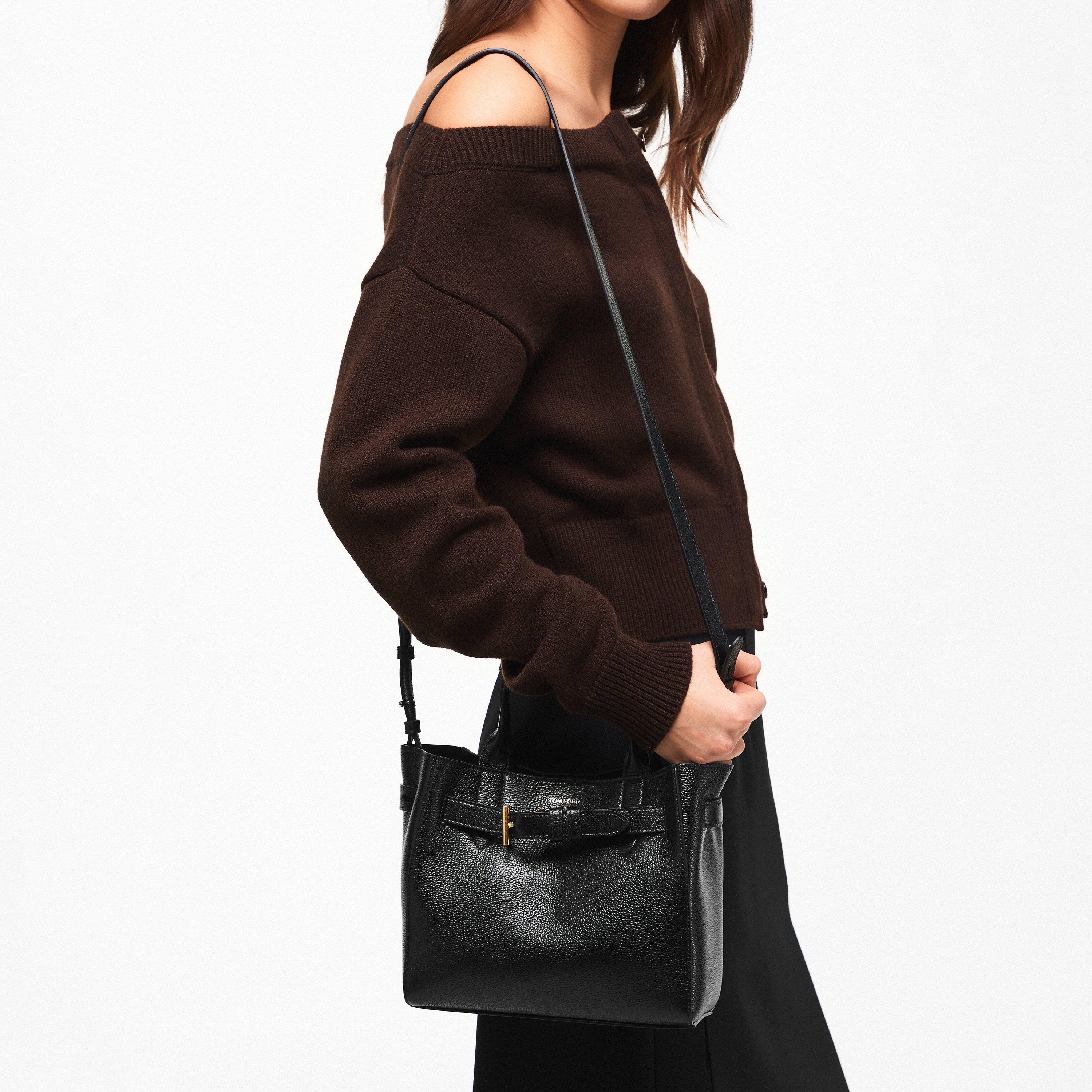 Black Leather - Tom Ford - TF Small Tote Ld61 - 3
