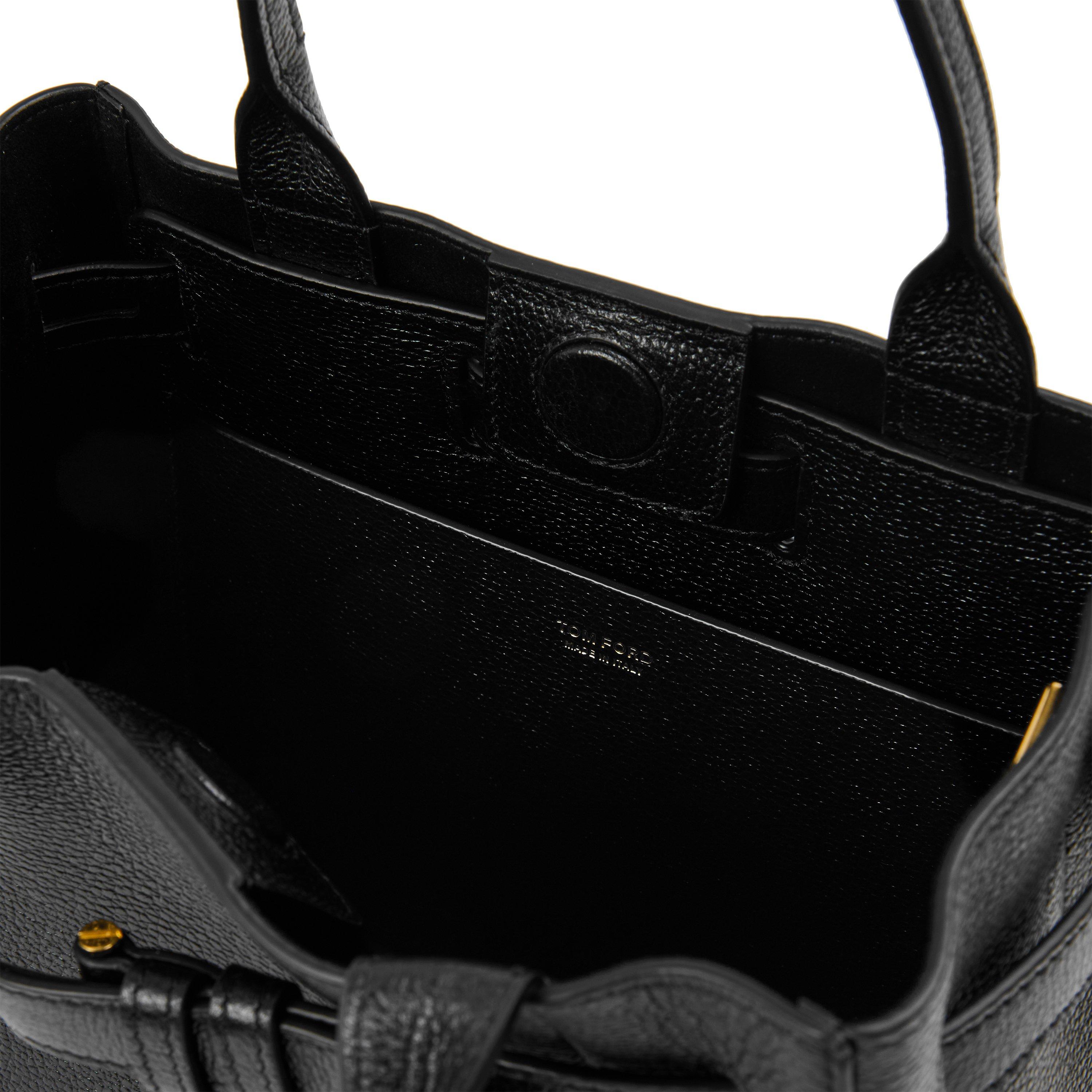 Black Leather - Tom Ford - TF Small Tote Ld61 - 5