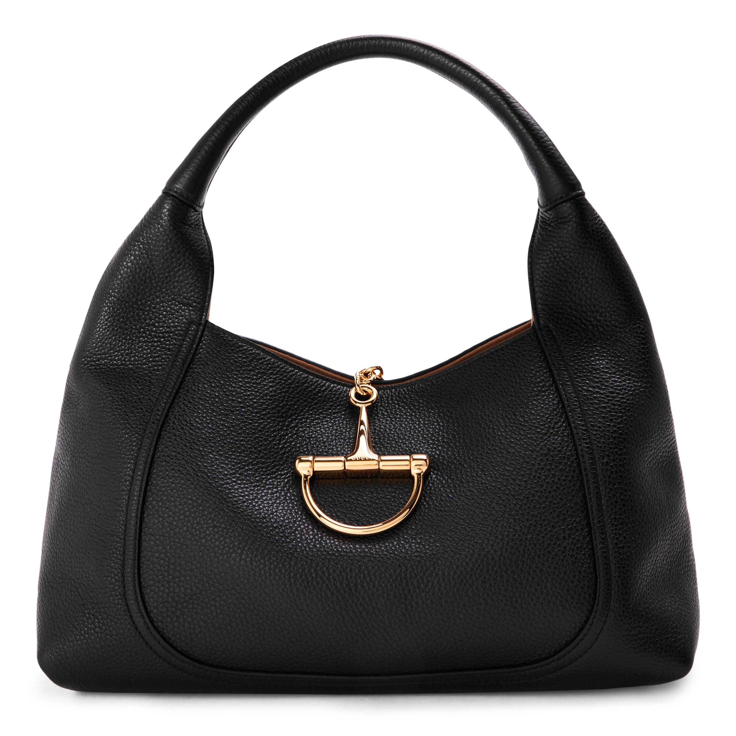 Gucci Womens Softbit Hobo Bag - Black