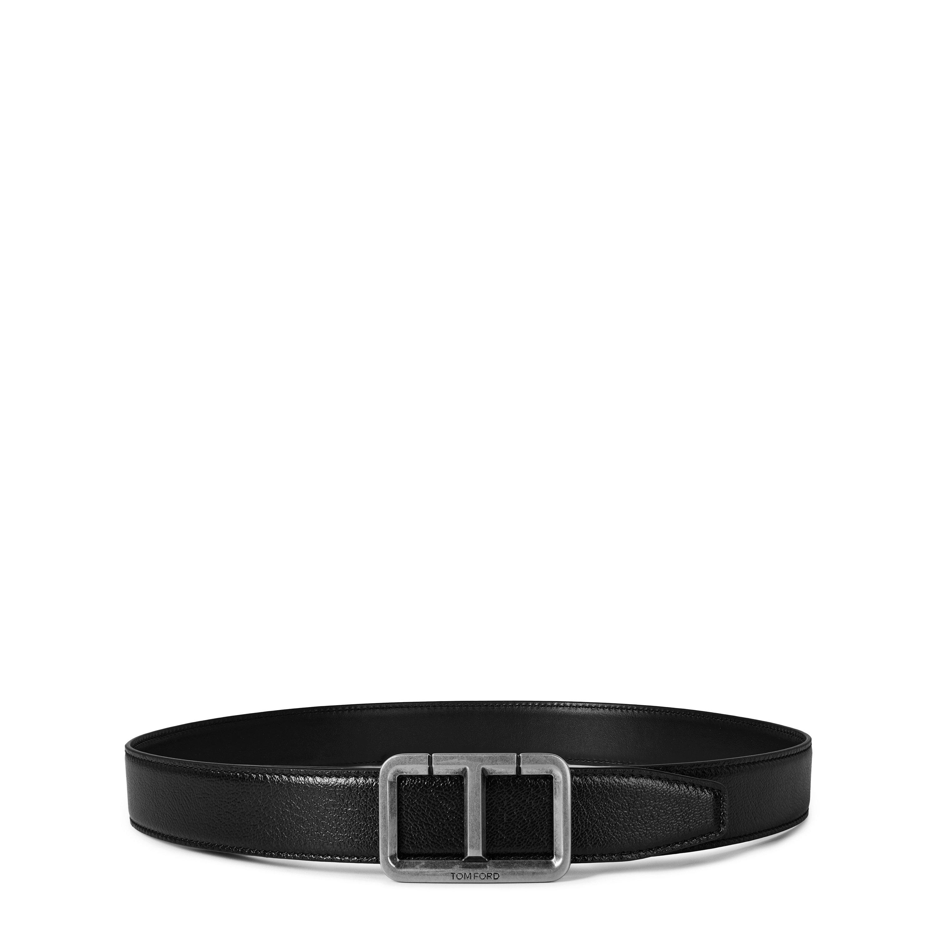 Tom Ford T Belt Leather Belt Cruise Fashion