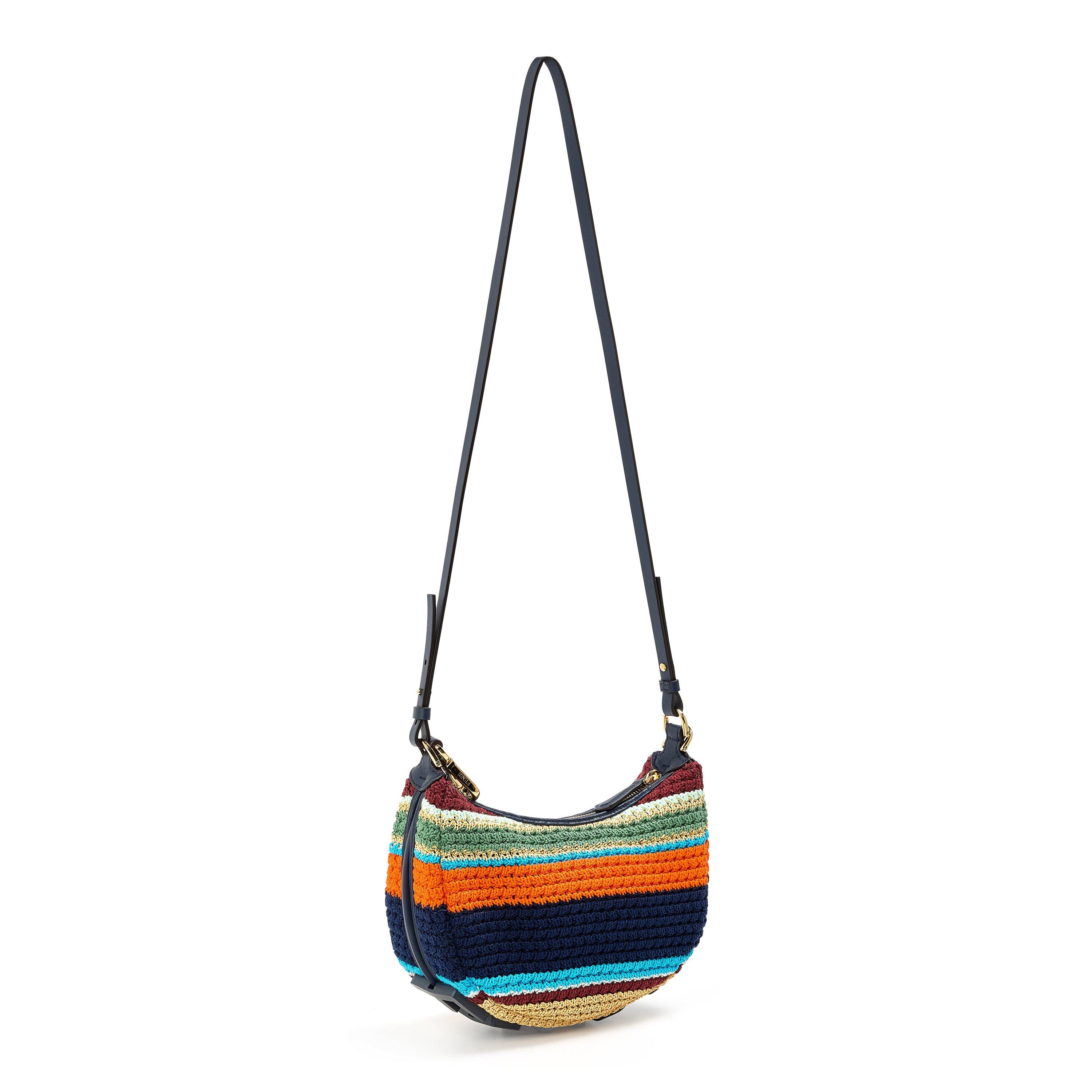 Midnight - Fendi - Women's Crochet Hobo Bag - 2