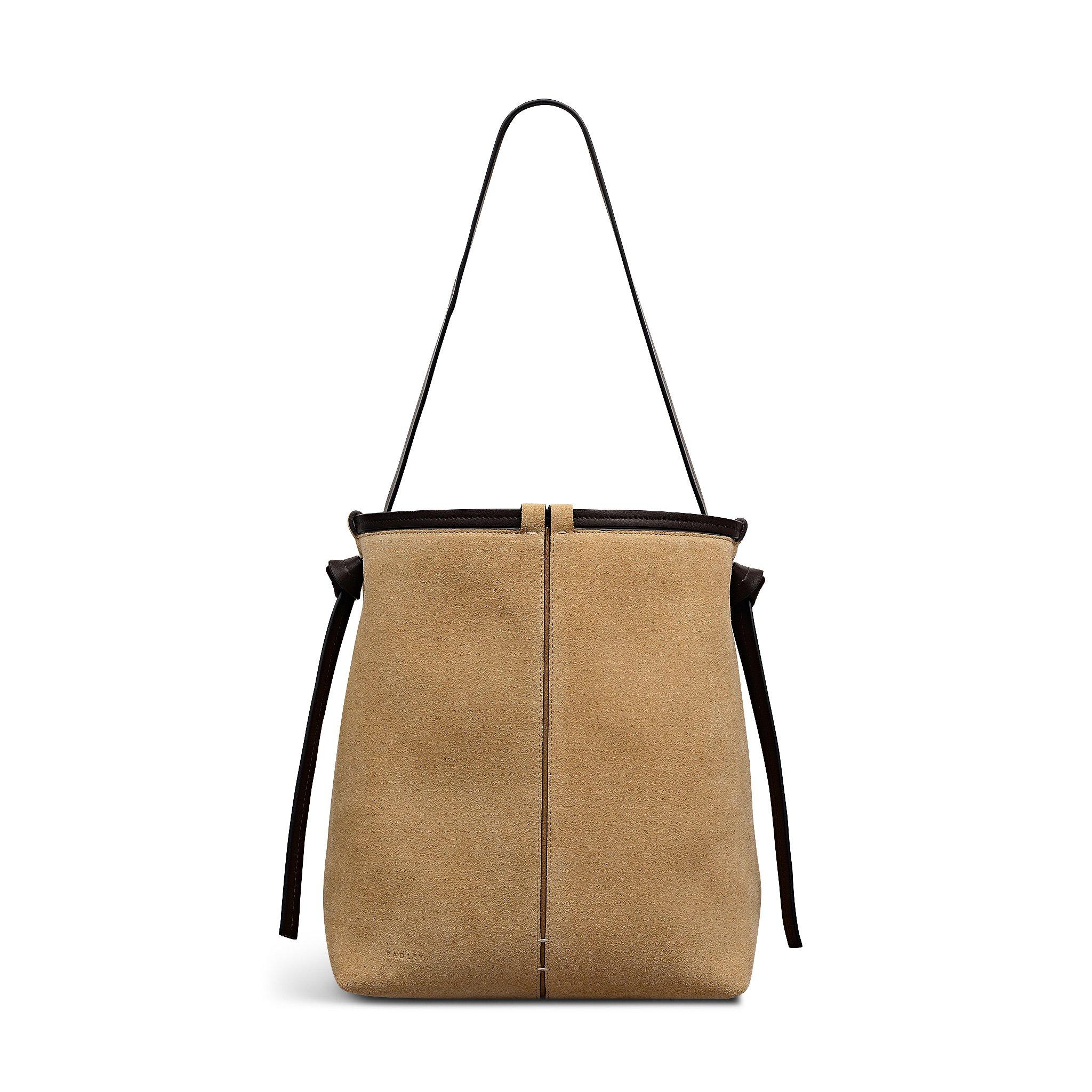 SAHARA - Radley - Women's Connaught Leather Shoulder Strap Magnetic Bucket Bag - 1